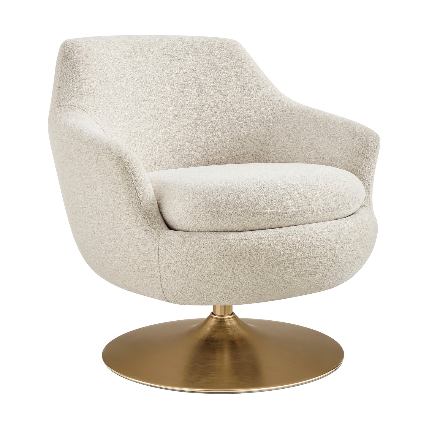 Quimby Melange Chenille Swivel Accent Chair by Modway