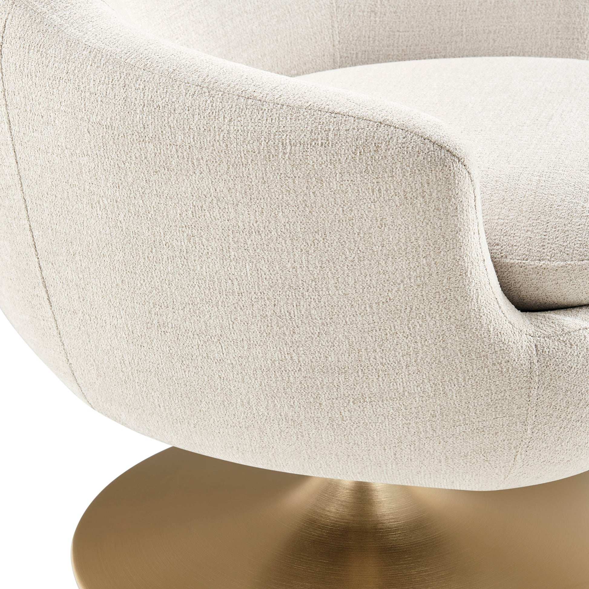 Quimby Melange Chenille Swivel Accent Chair by Modway
