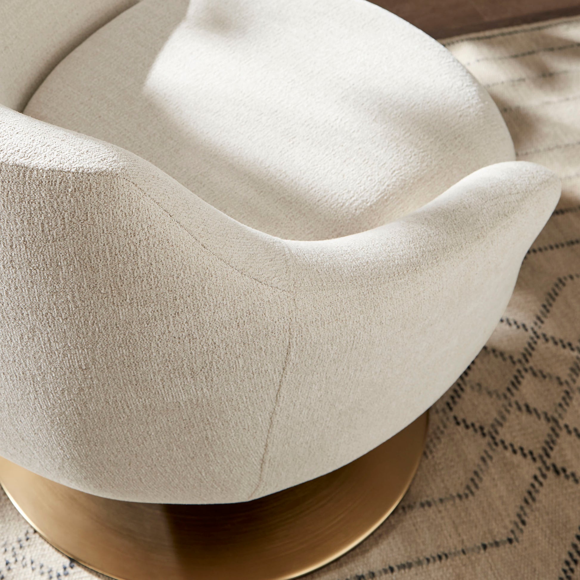 Quimby Melange Chenille Swivel Accent Chair by Modway