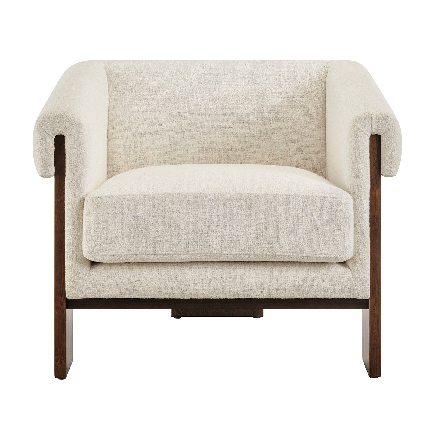 Halbrook Linen Blend Tripod Accent Chair by Modway