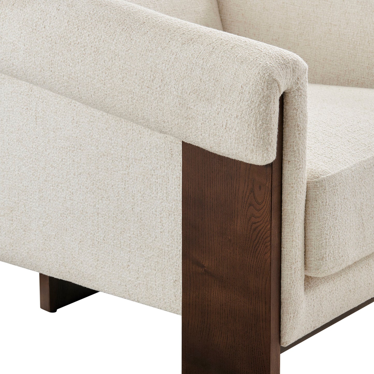 Halbrook Linen Blend Tripod Accent Chair by Modway