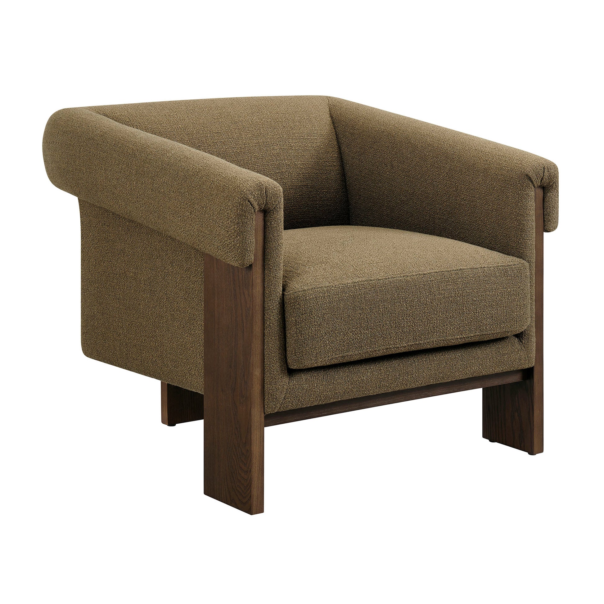 Halbrook Linen Blend Tripod Accent Chair by Modway