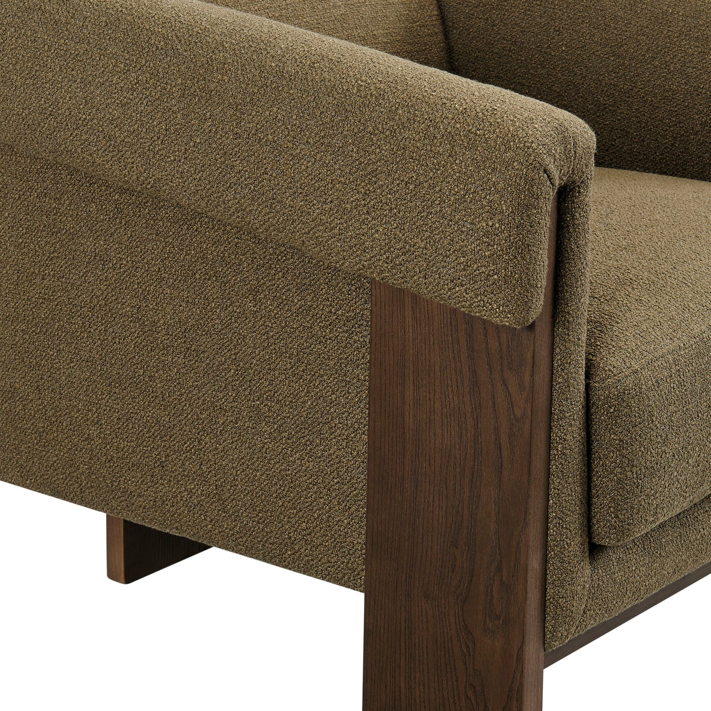 Halbrook Linen Blend Tripod Accent Chair by Modway