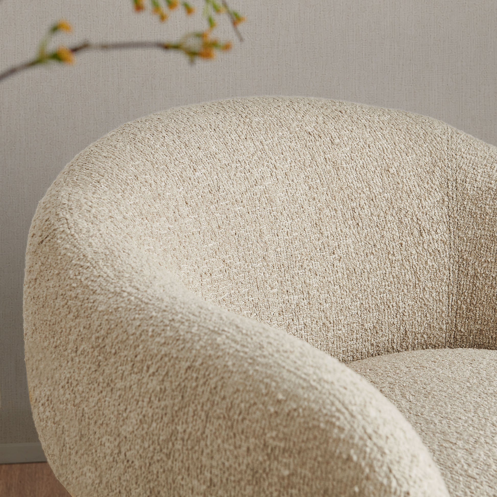 Selby Textured Woven Fabric Swivel Accent Chair by Modway