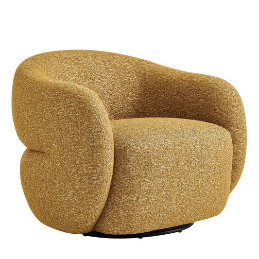 Selby Textured Woven Fabric Swivel Accent Chair by Modway