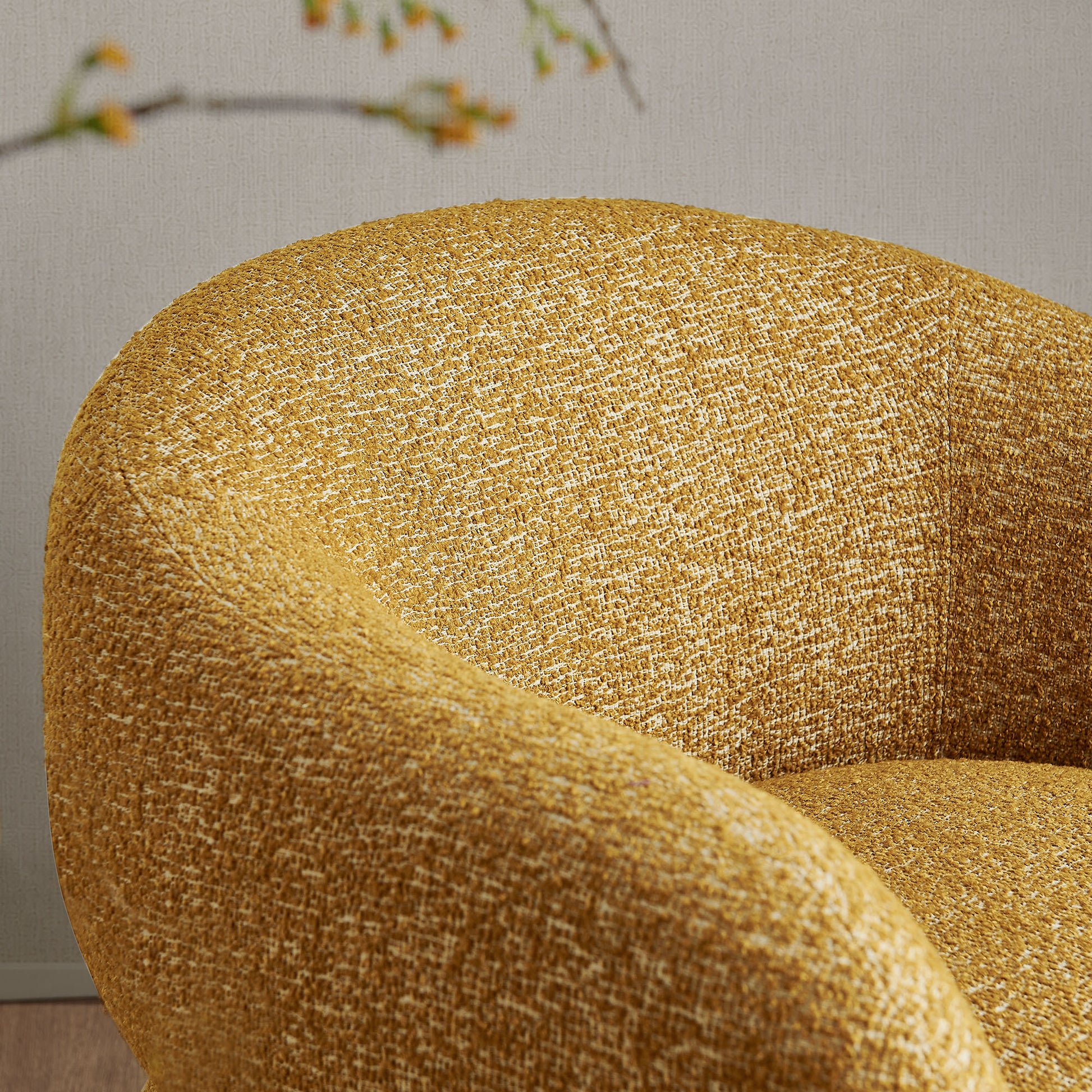 Selby Textured Woven Fabric Swivel Accent Chair by Modway