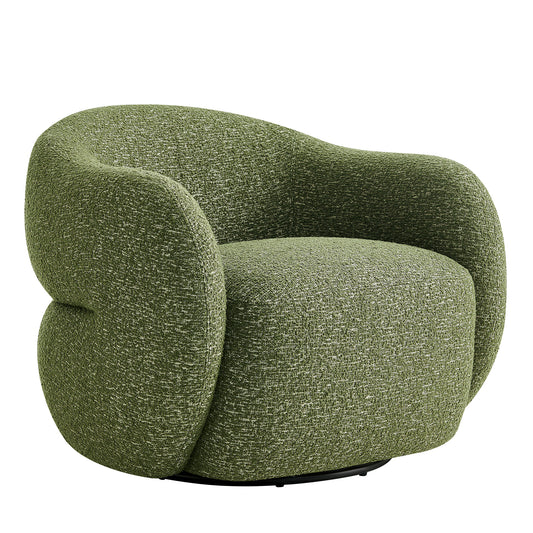 Selby Textured Woven Fabric Swivel Accent Chair by Modway