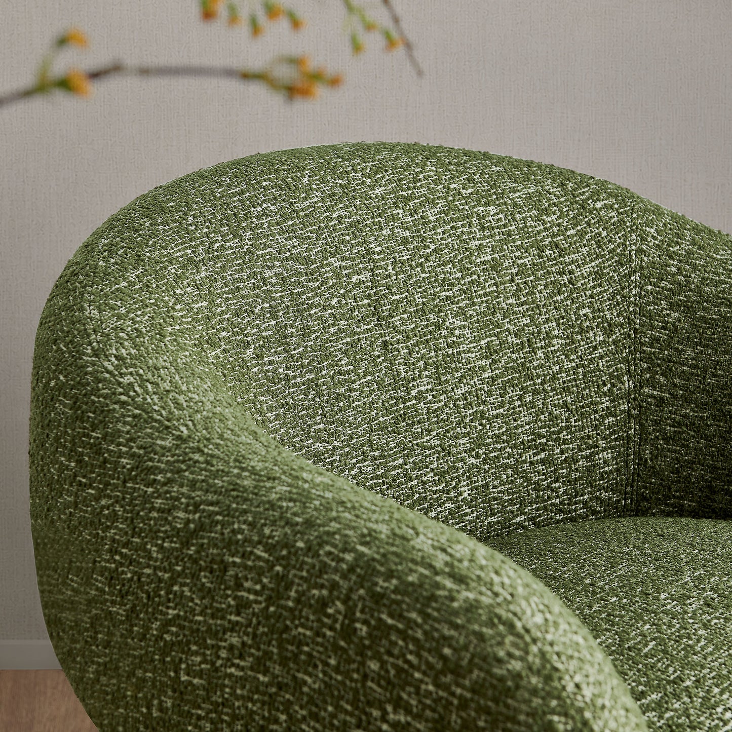 Selby Textured Woven Fabric Swivel Accent Chair by Modway