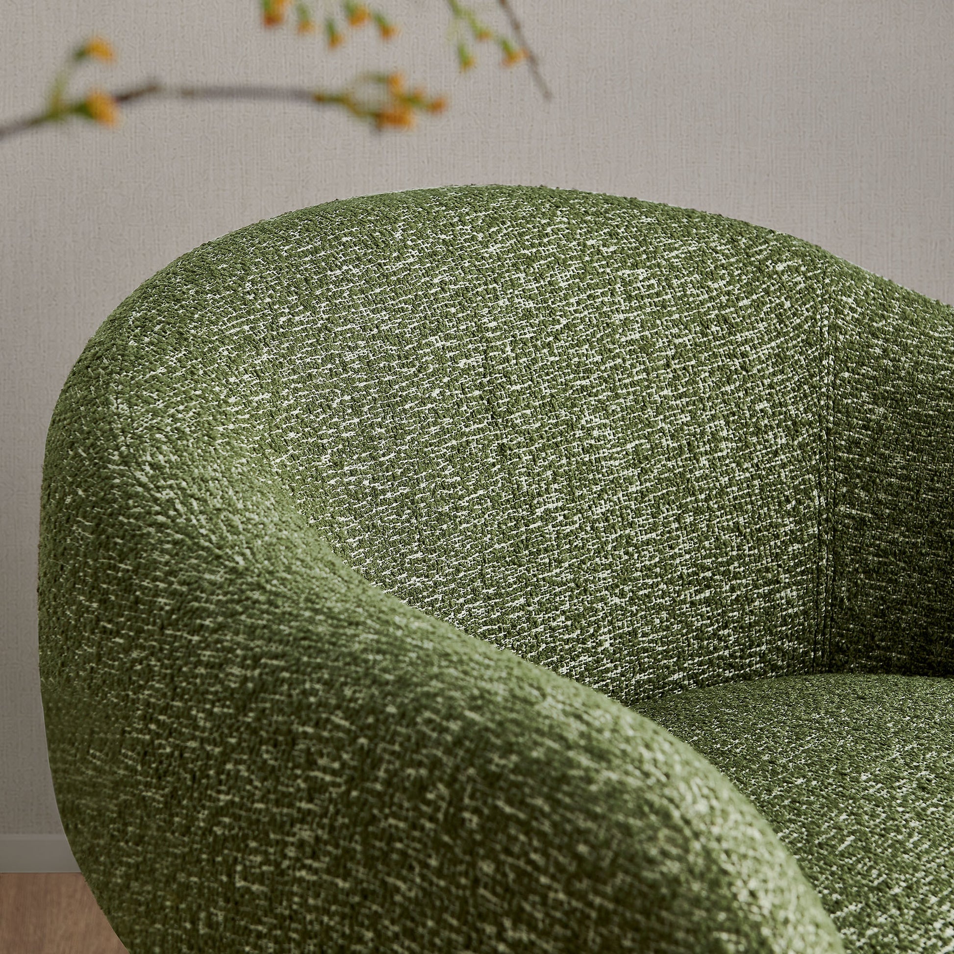 Selby Textured Woven Fabric Swivel Accent Chair by Modway