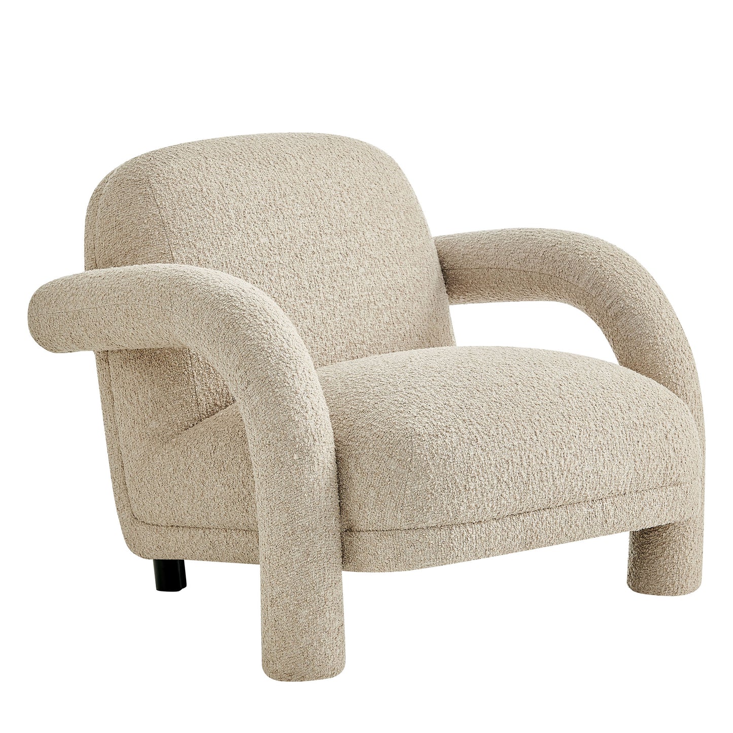 Ferris Textured Woven Fabric Lounge Chair by Modway