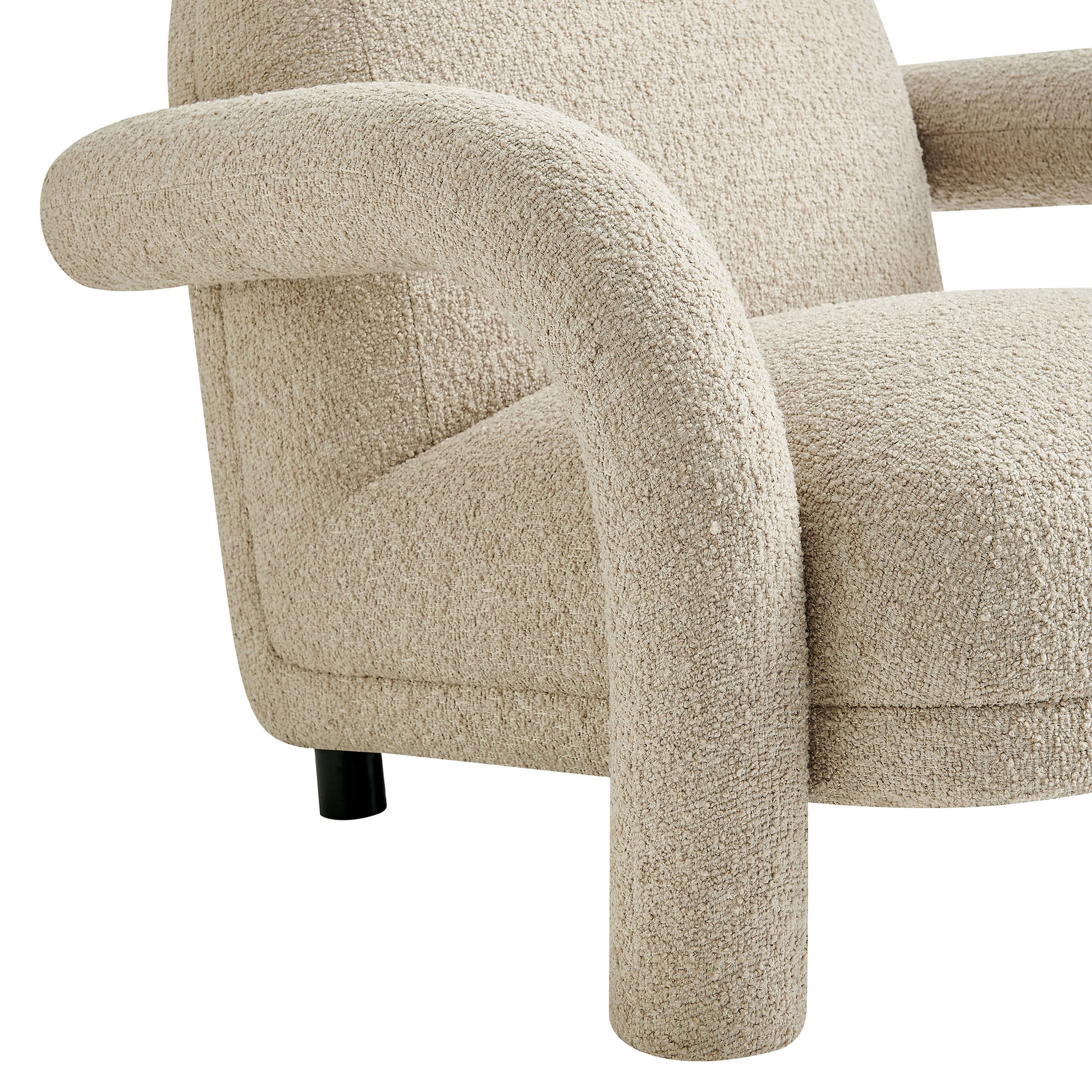 Ferris Textured Woven Fabric Lounge Chair by Modway