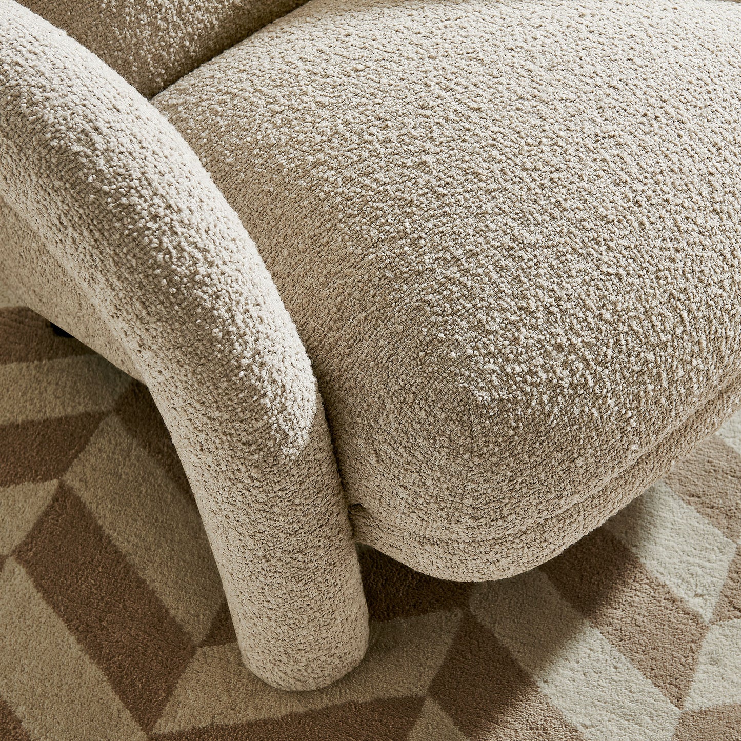 Ferris Textured Woven Fabric Lounge Chair by Modway