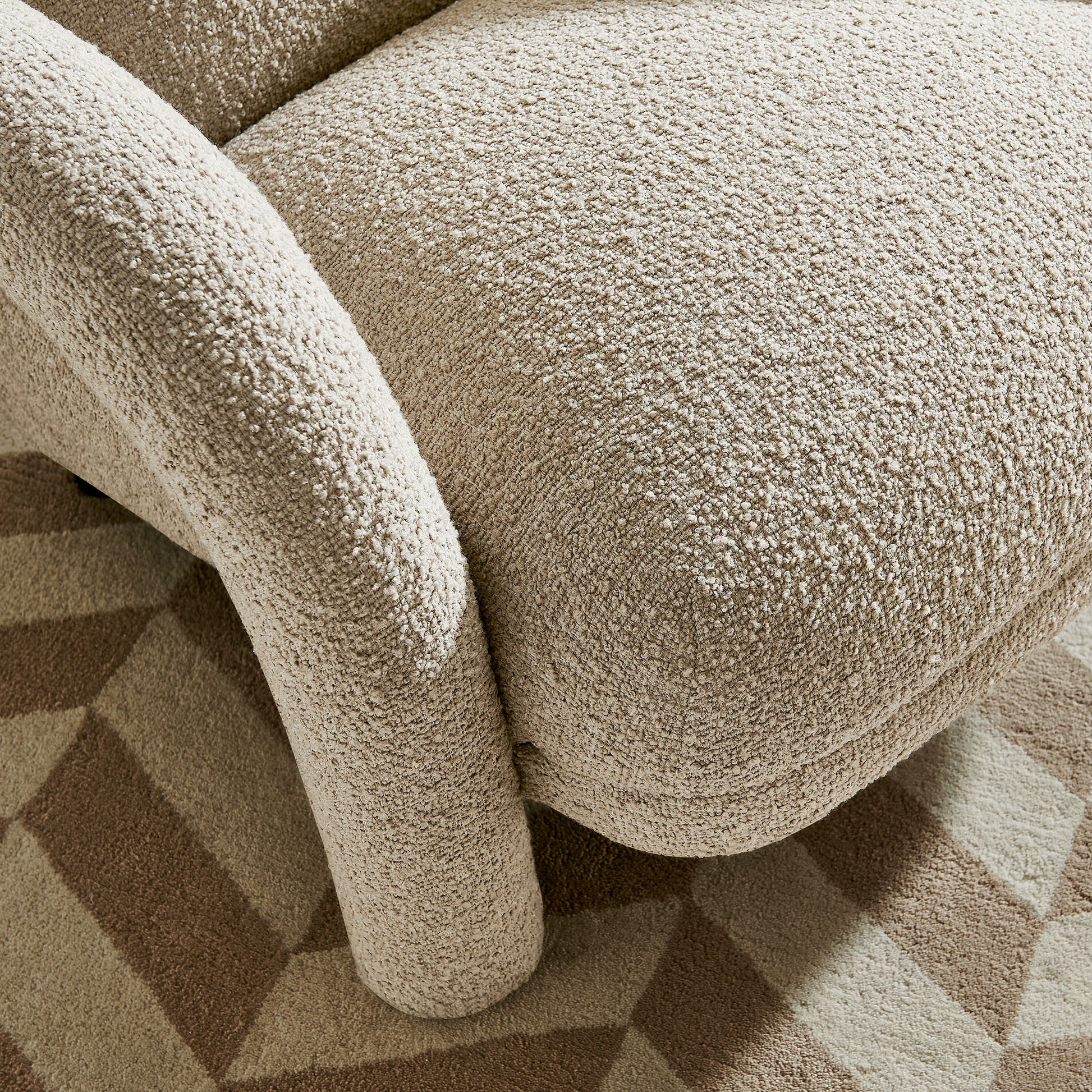 Ferris Textured Woven Fabric Lounge Chair by Modway