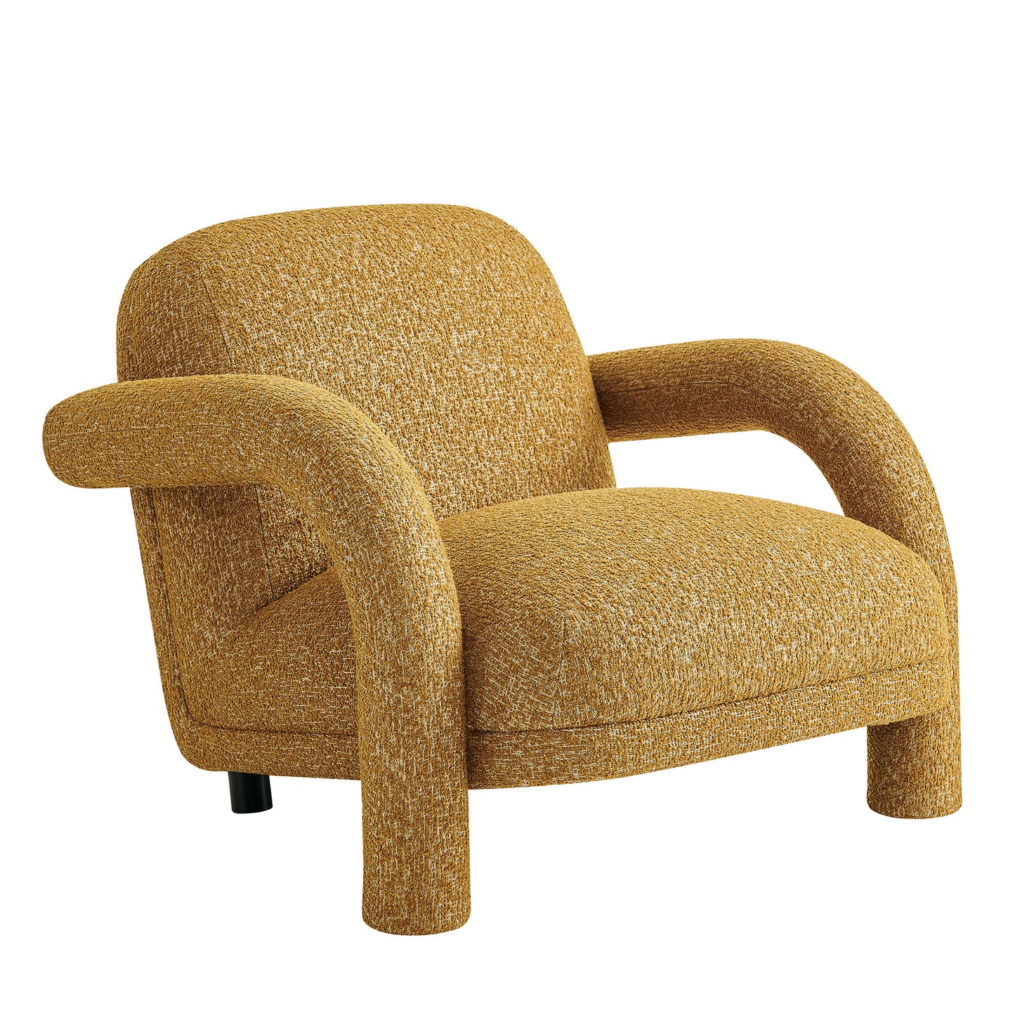 Ferris Textured Woven Fabric Lounge Chair by Modway