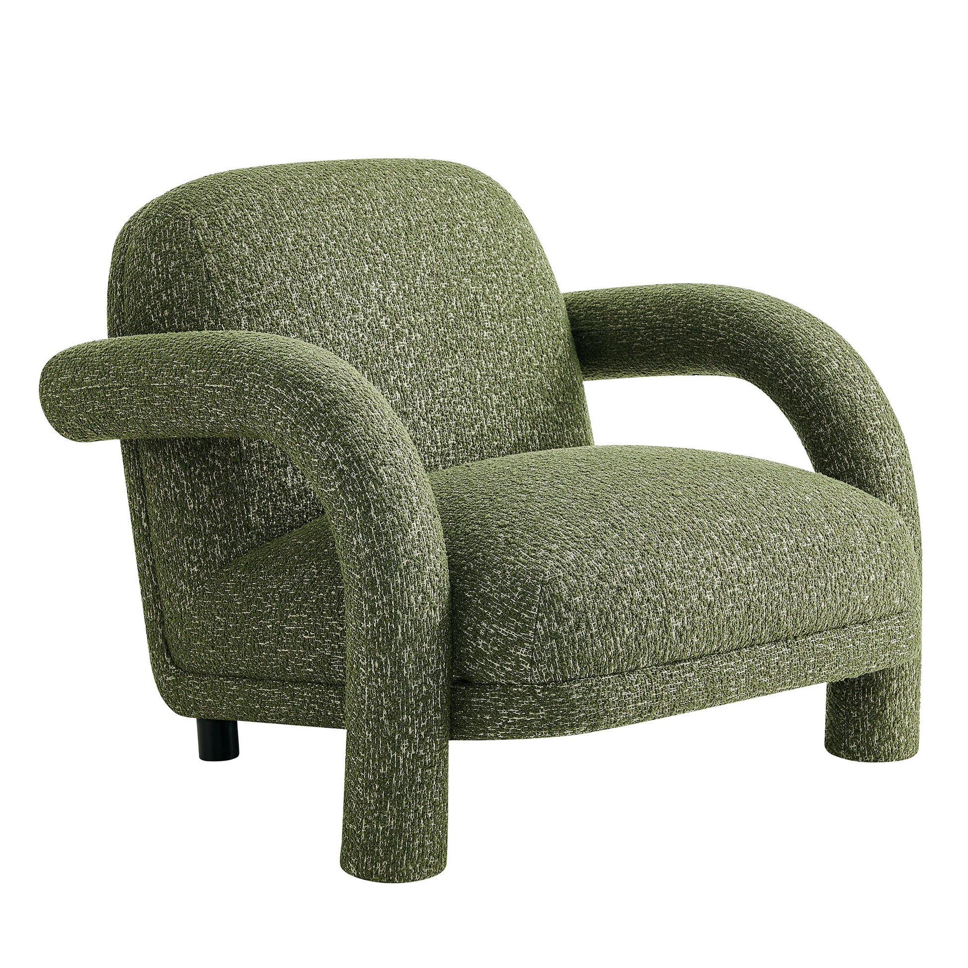 Ferris Textured Woven Fabric Lounge Chair by Modway