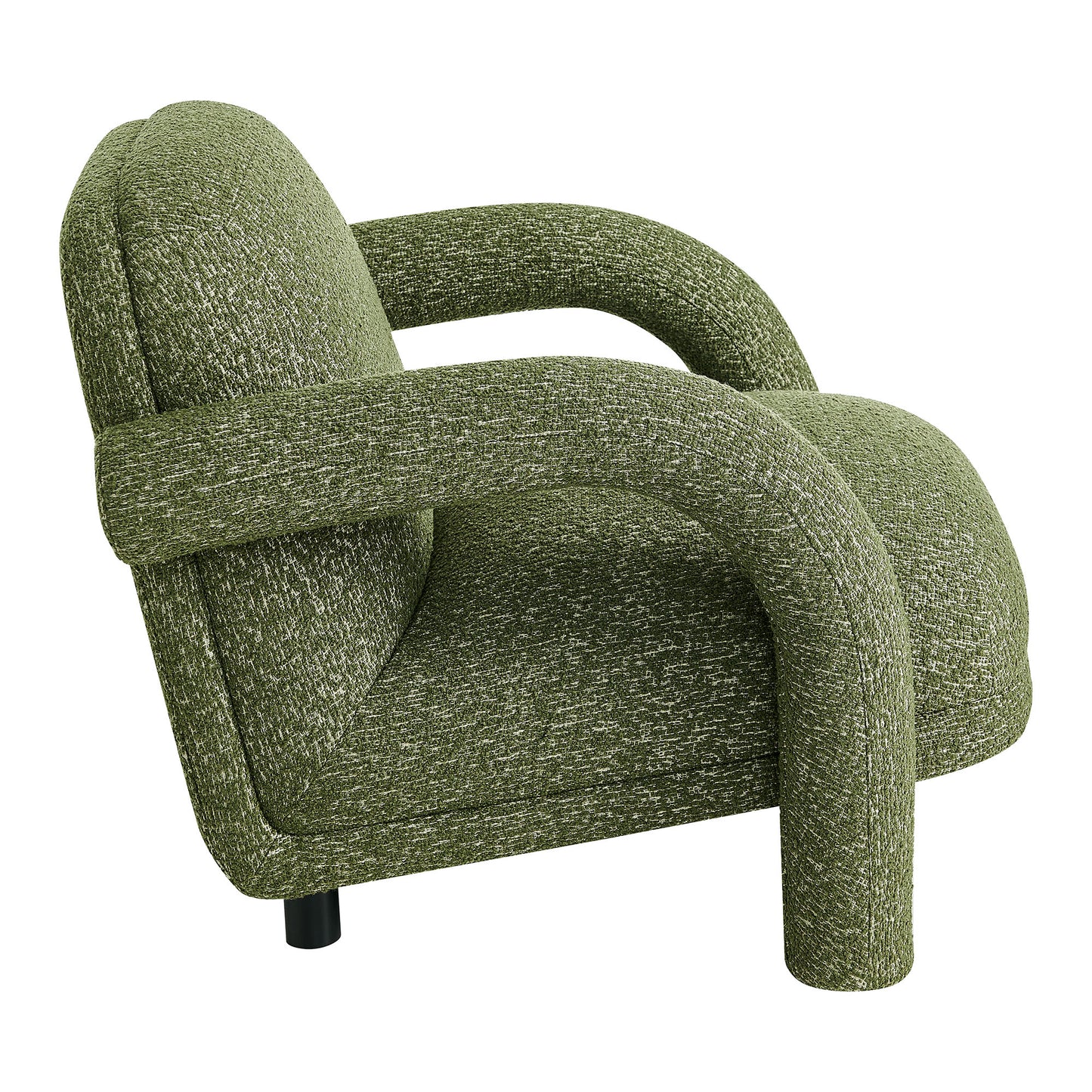 Ferris Textured Woven Fabric Lounge Chair by Modway