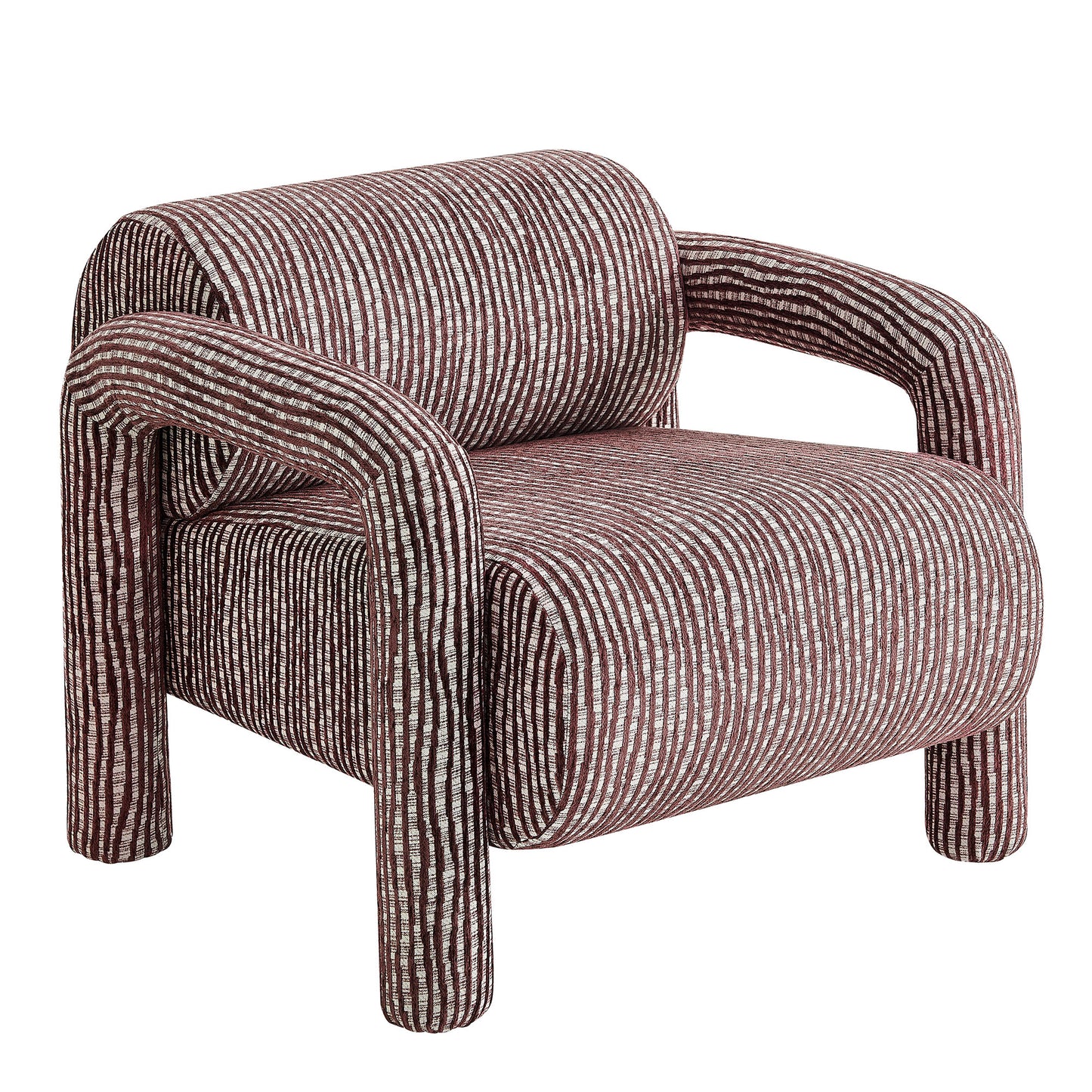 Quill Patterned Woven Fabric Accent Chair by Modway