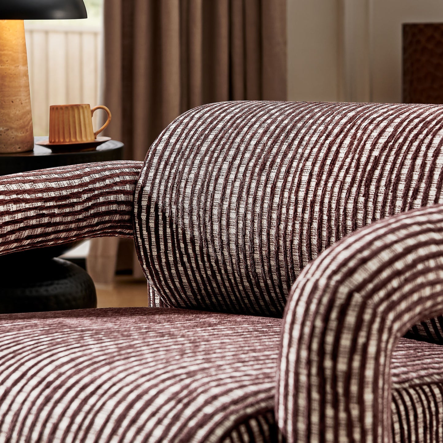 Quill Patterned Woven Fabric Accent Chair by Modway