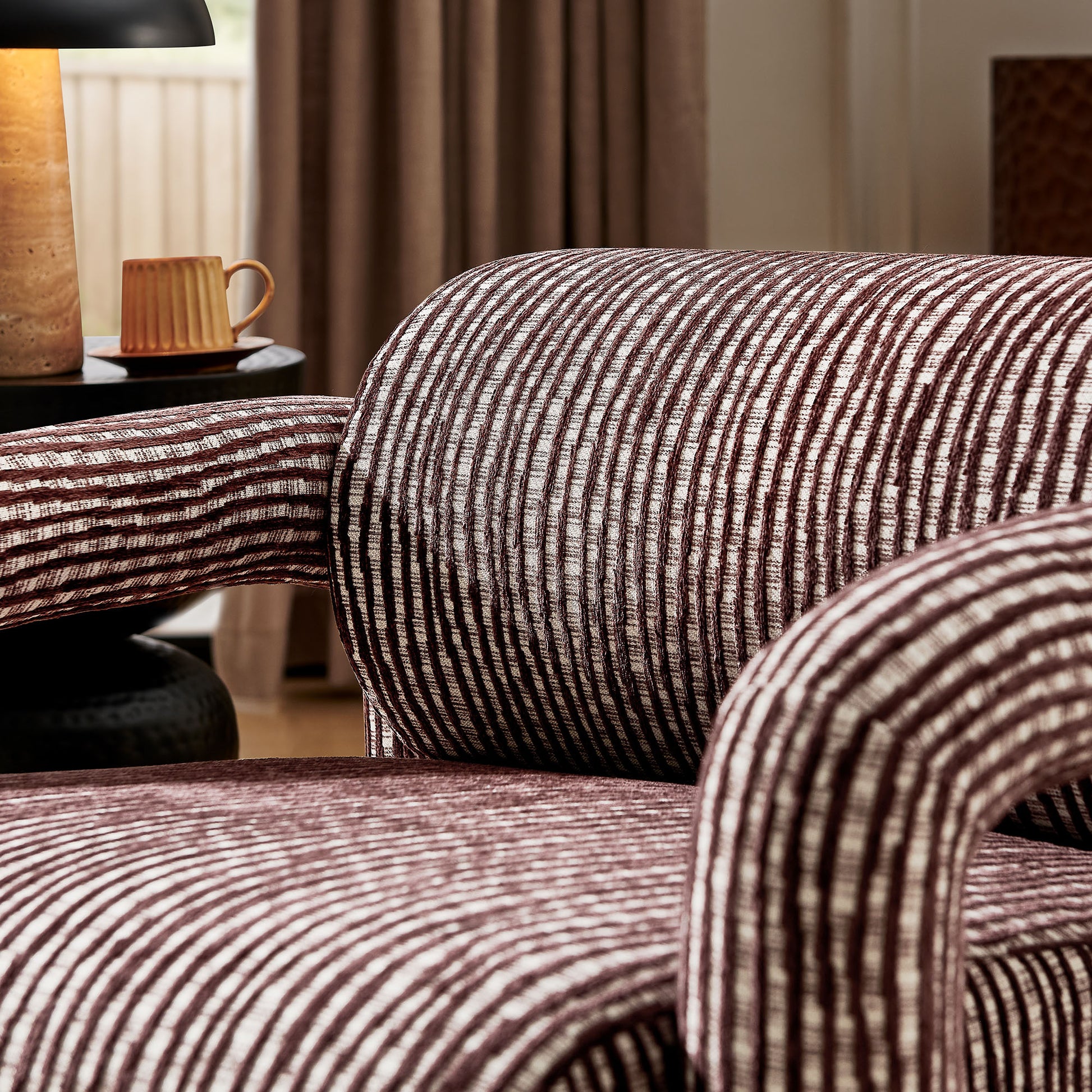 Quill Patterned Woven Fabric Accent Chair by Modway