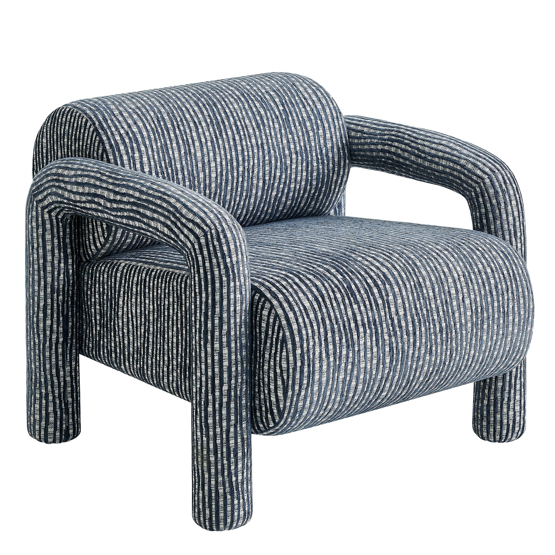 Quill Patterned Woven Fabric Accent Chair by Modway