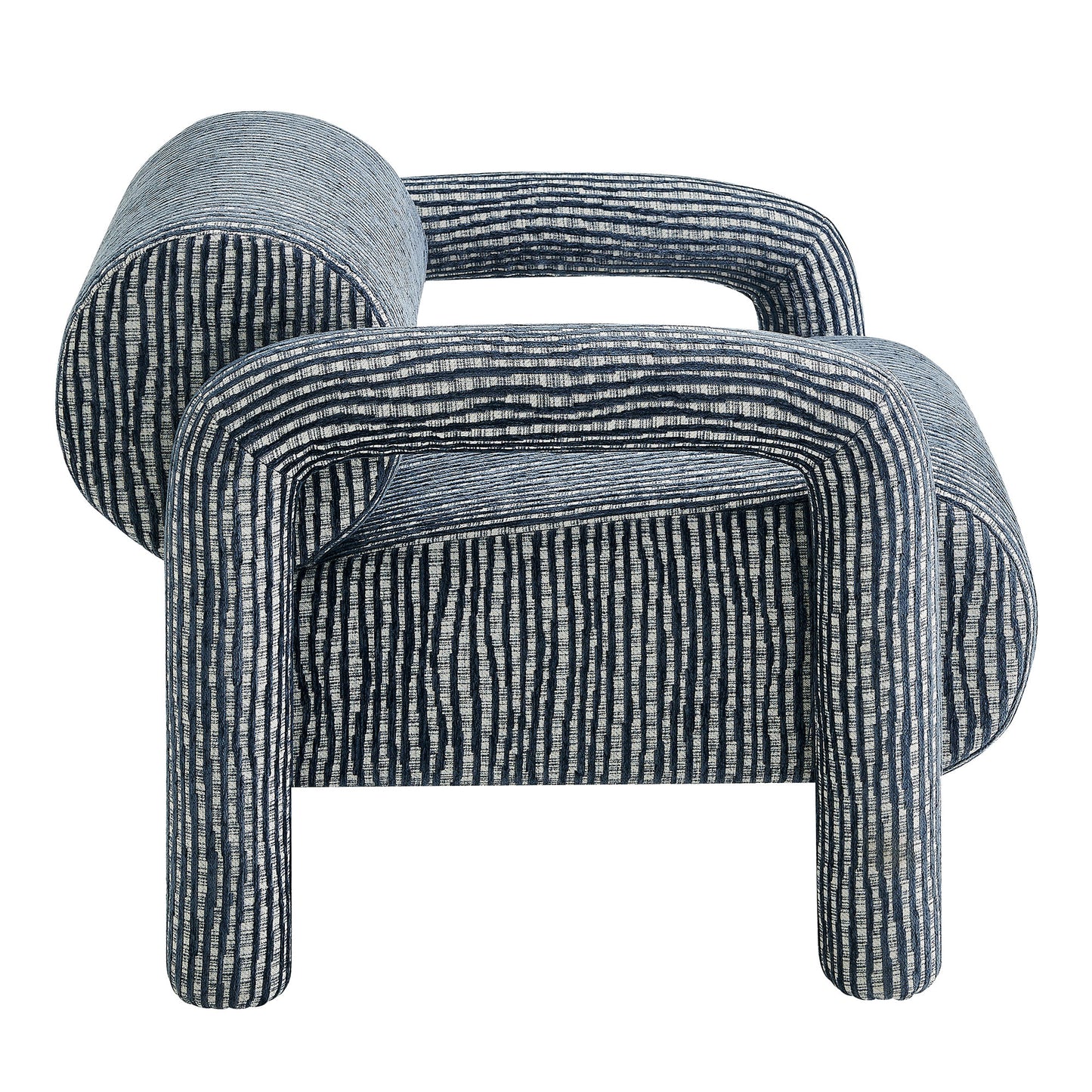 Quill Patterned Woven Fabric Accent Chair by Modway