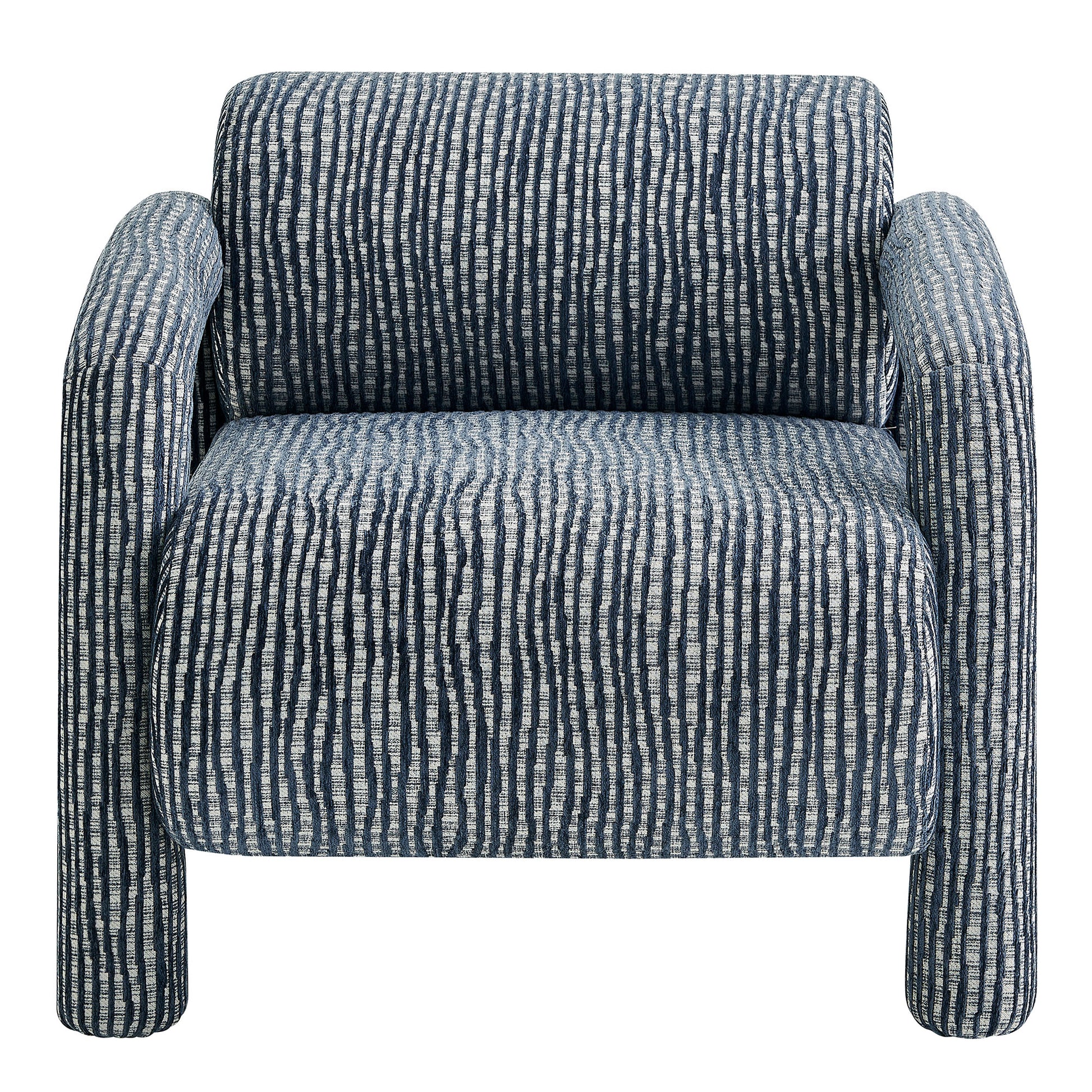 Quill Patterned Woven Fabric Accent Chair by Modway