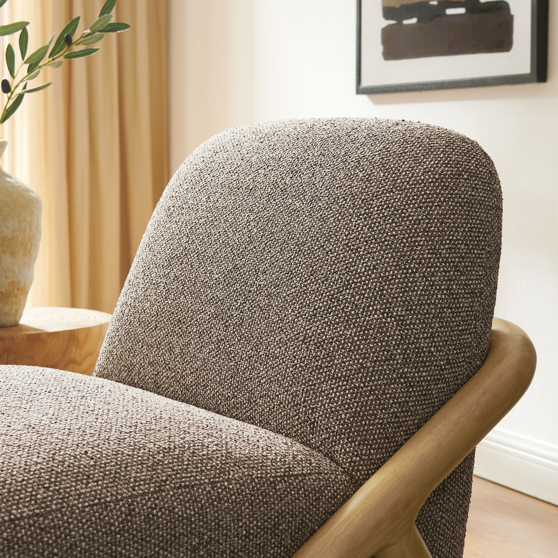 Vander Textured Fabric Accent Chair by Modway