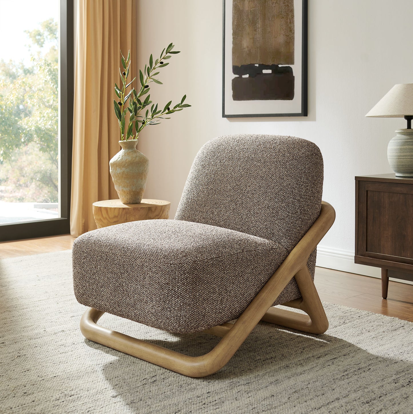 Vander Textured Fabric Accent Chair by Modway