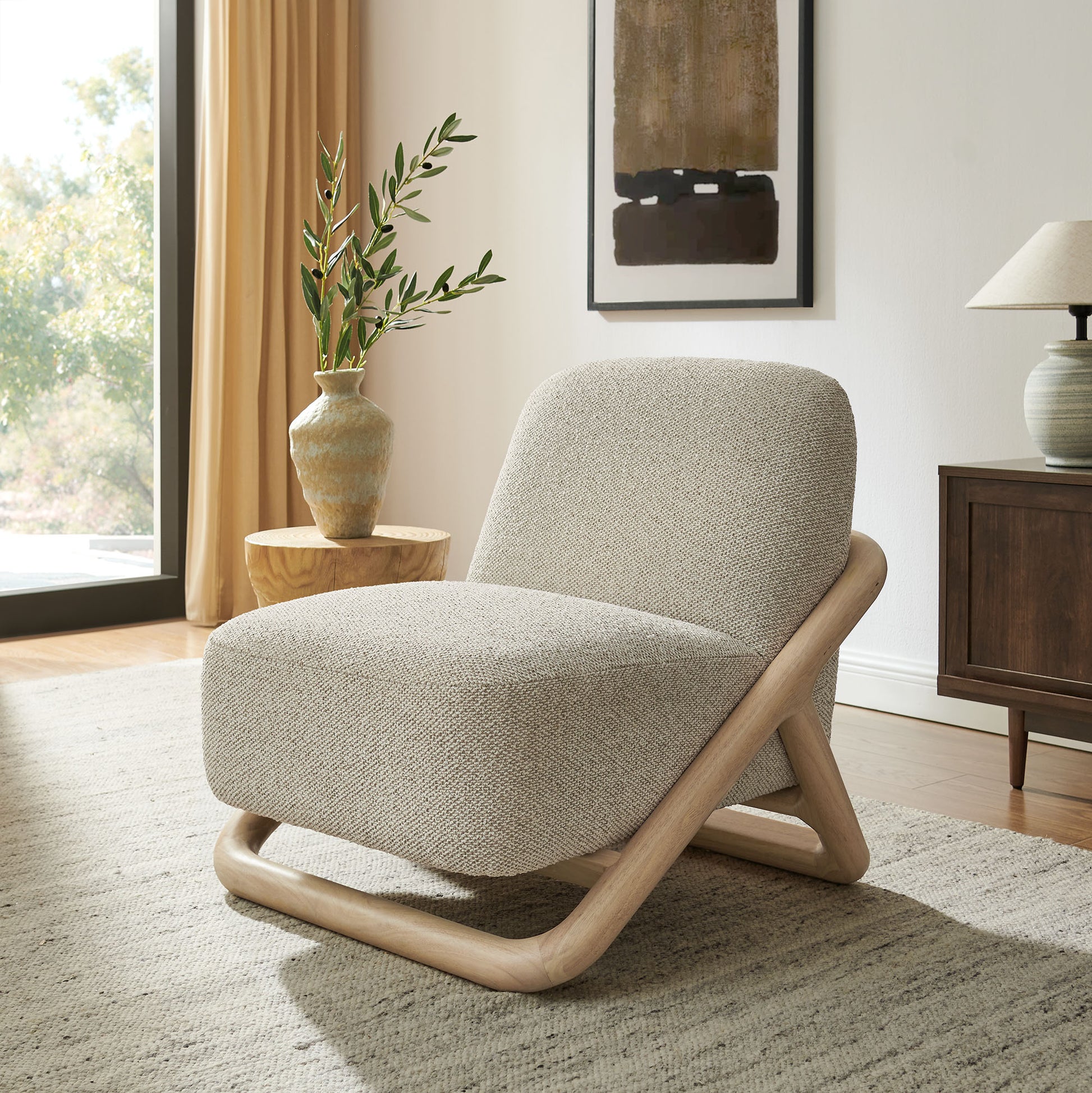 Vander Textured Fabric Accent Chair by Modway
