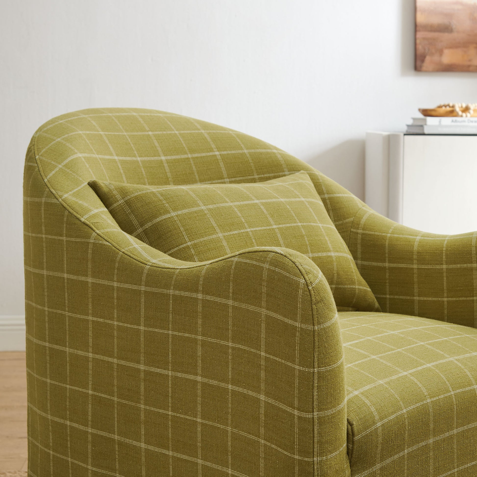 Bardot Slipcovered Linen Blend Accent Chair by Modway