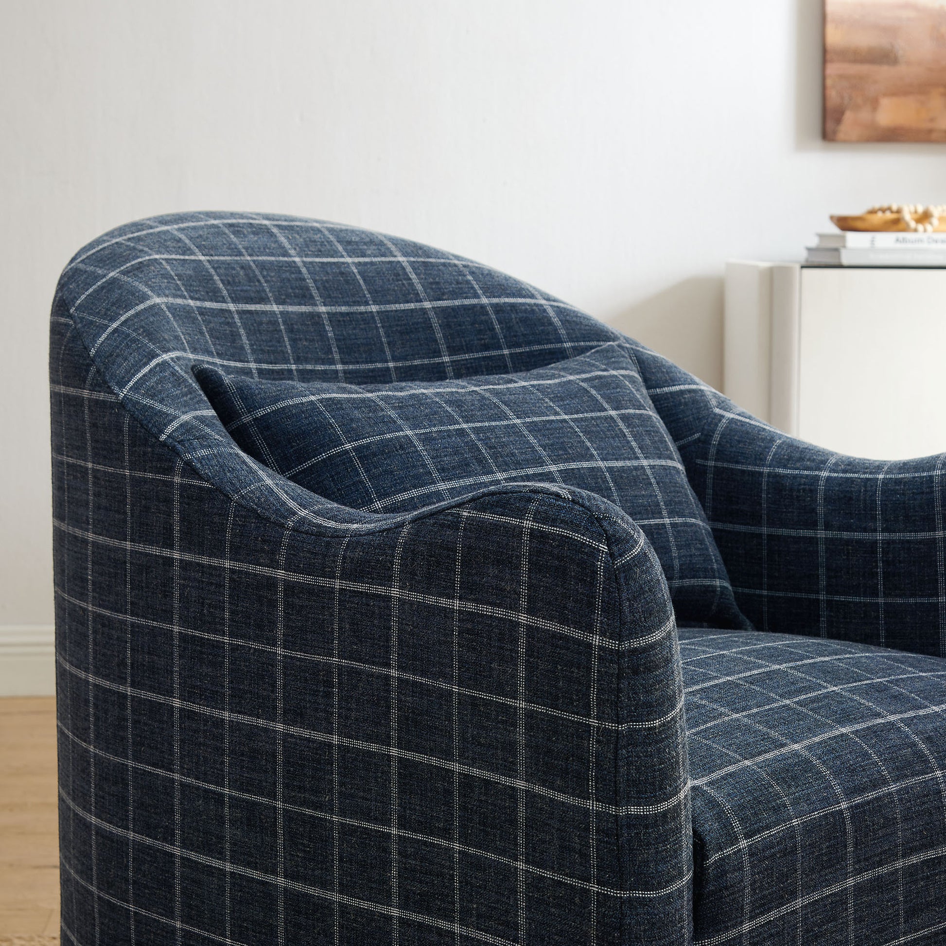 Bardot Slipcovered Linen Blend Accent Chair by Modway