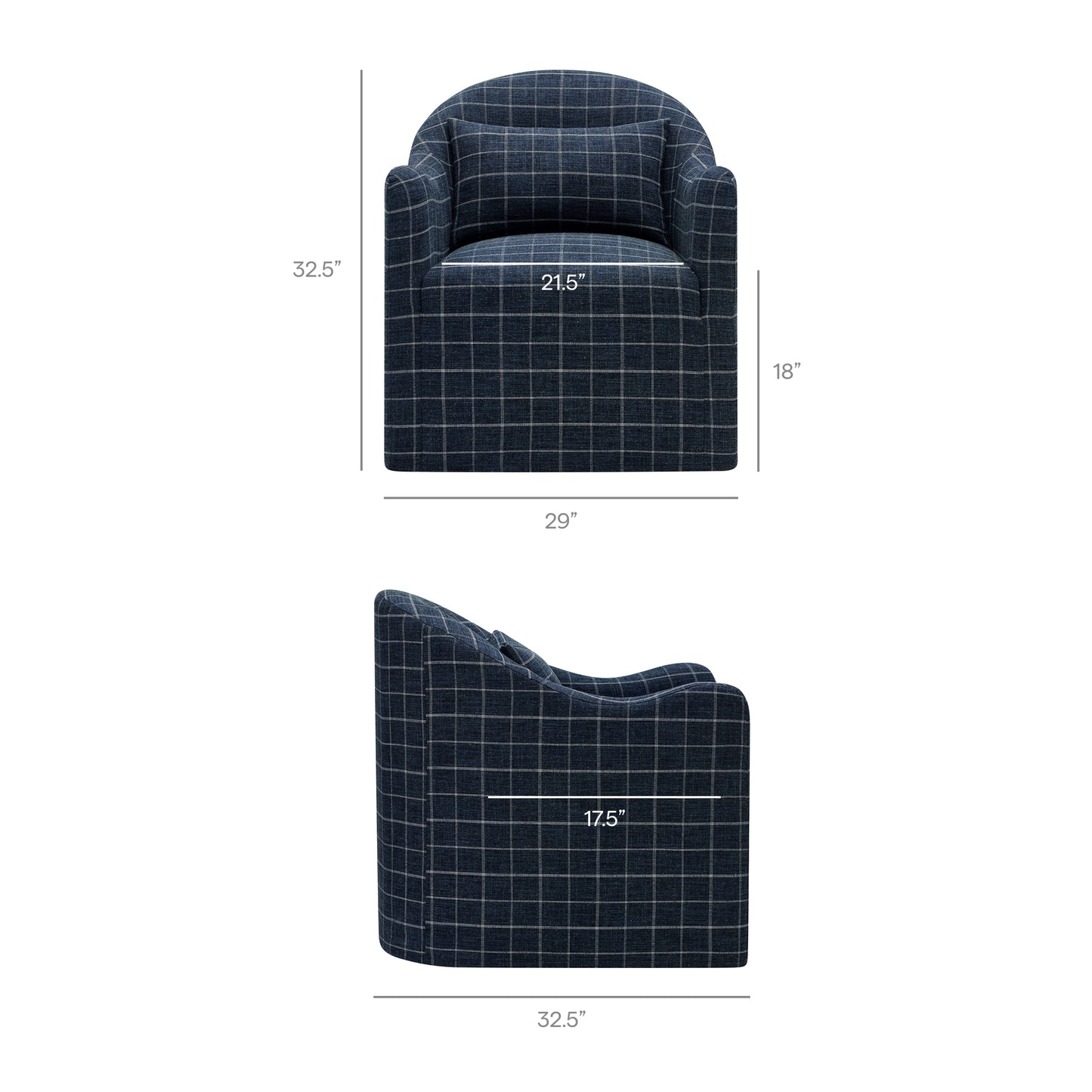 Bardot Slipcovered Linen Blend Accent Chair by Modway