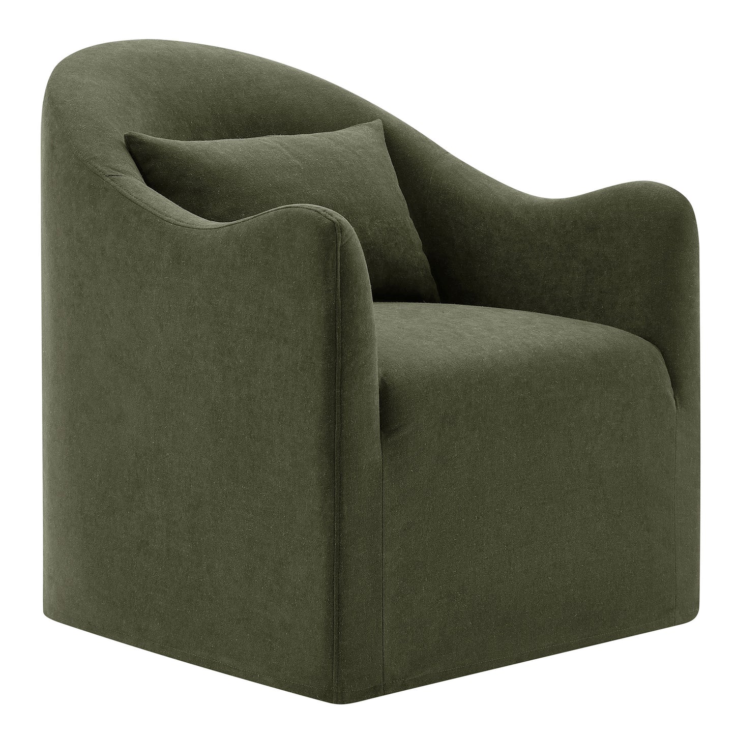 Bardot Slipcovered Linen Blend Accent Chair by Modway