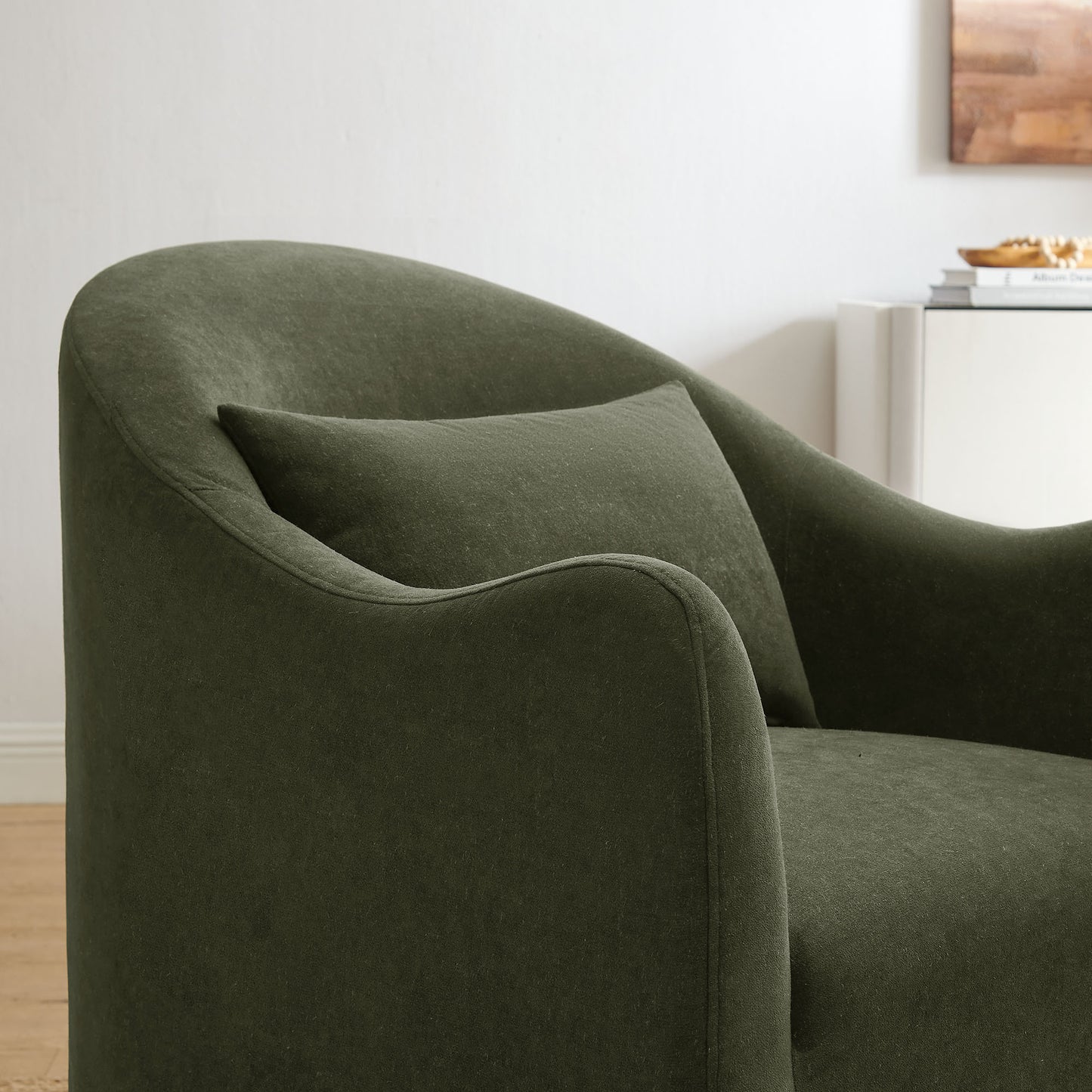 Bardot Slipcovered Linen Blend Accent Chair by Modway