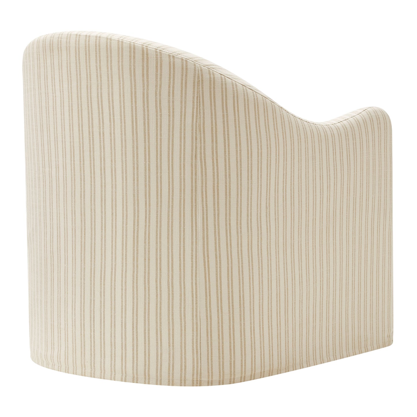 Bardot Slipcovered Striped Accent Chair by Modway