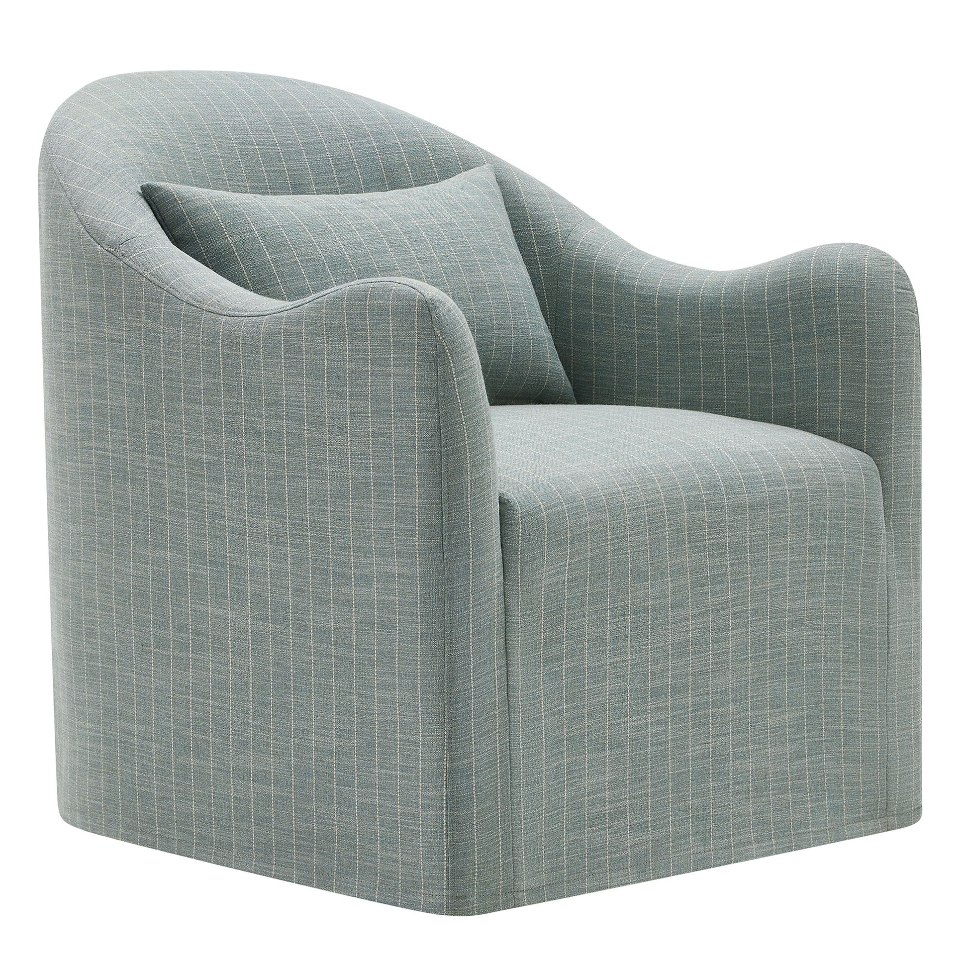 Bardot Slipcovered Striped Accent Chair by Modway