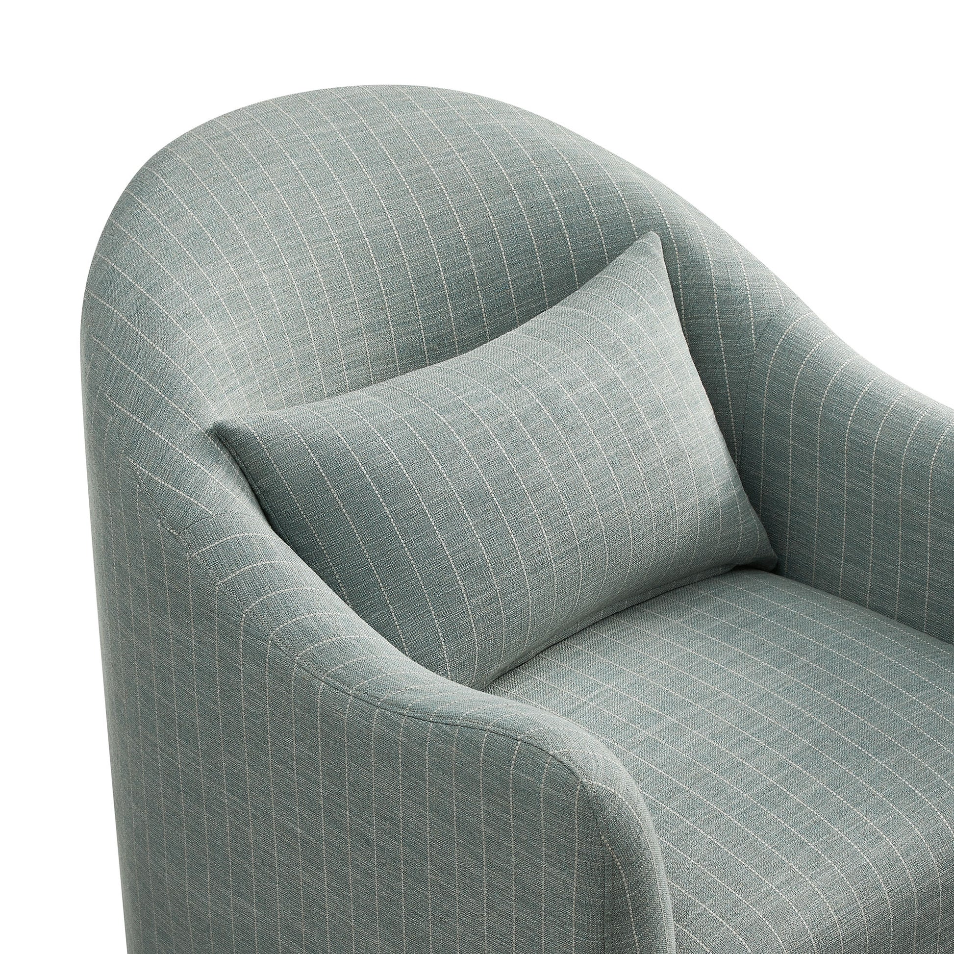 Bardot Slipcovered Striped Accent Chair by Modway
