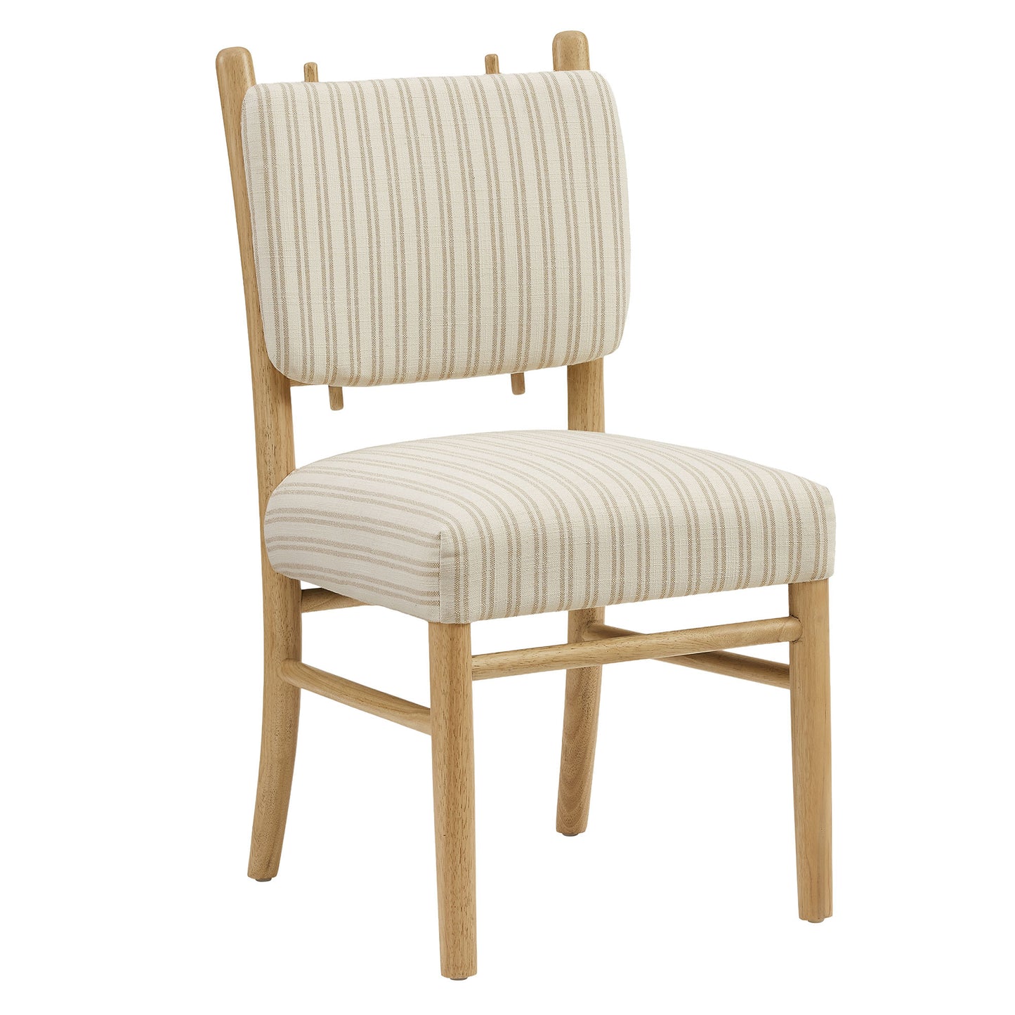 Mauden Striped Dining Side Chairs Set of 2 by Modway