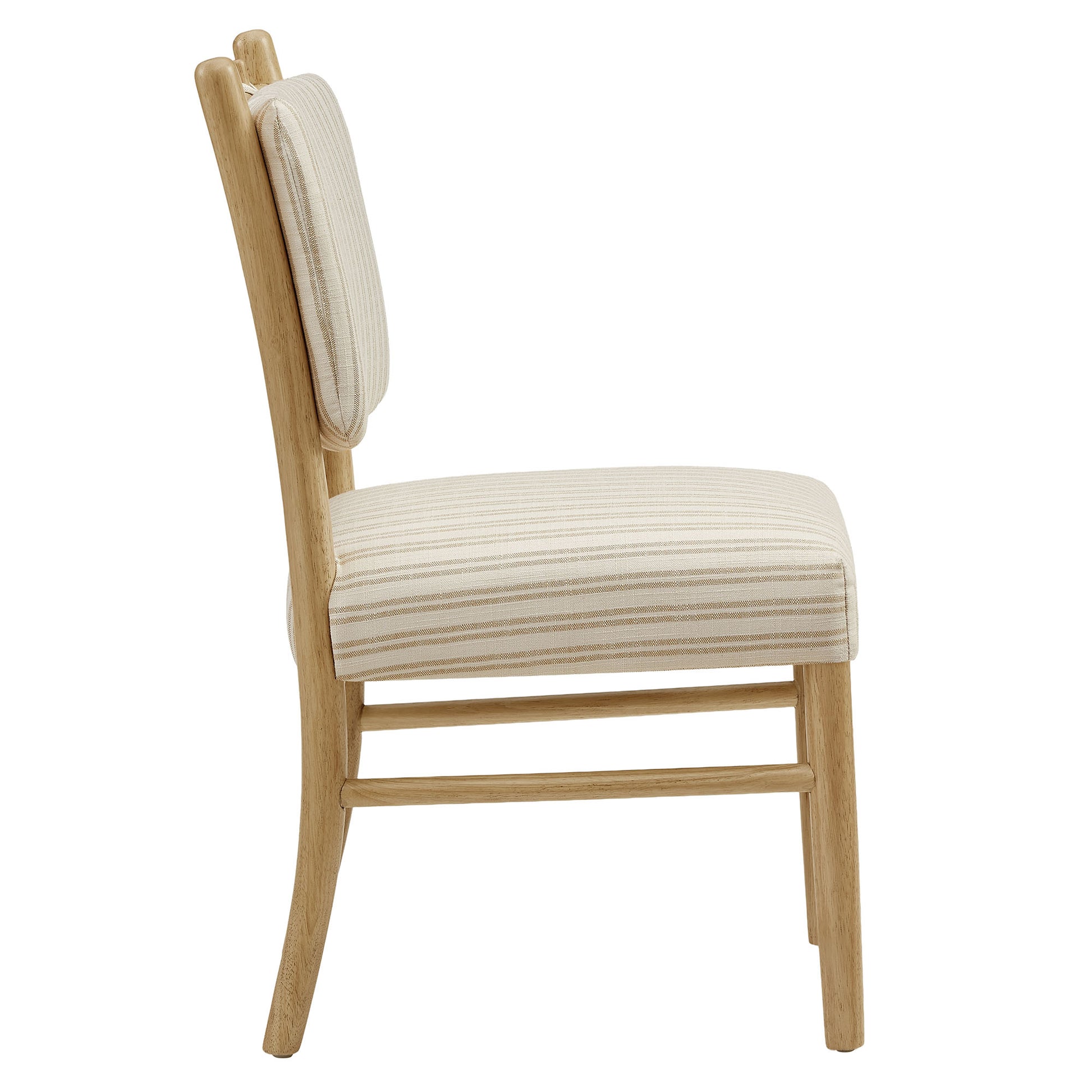 Mauden Striped Dining Side Chairs Set of 2 by Modway