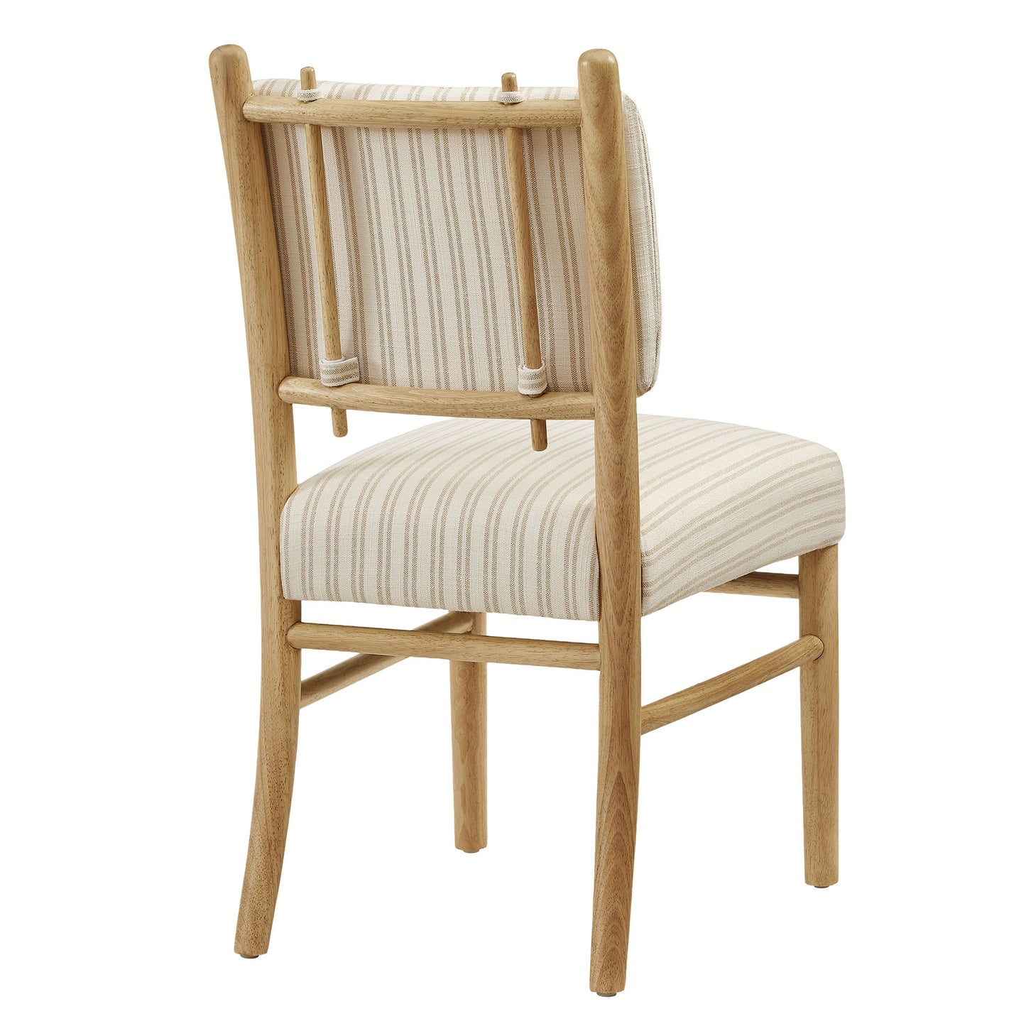 Mauden Striped Dining Side Chairs Set of 2 by Modway
