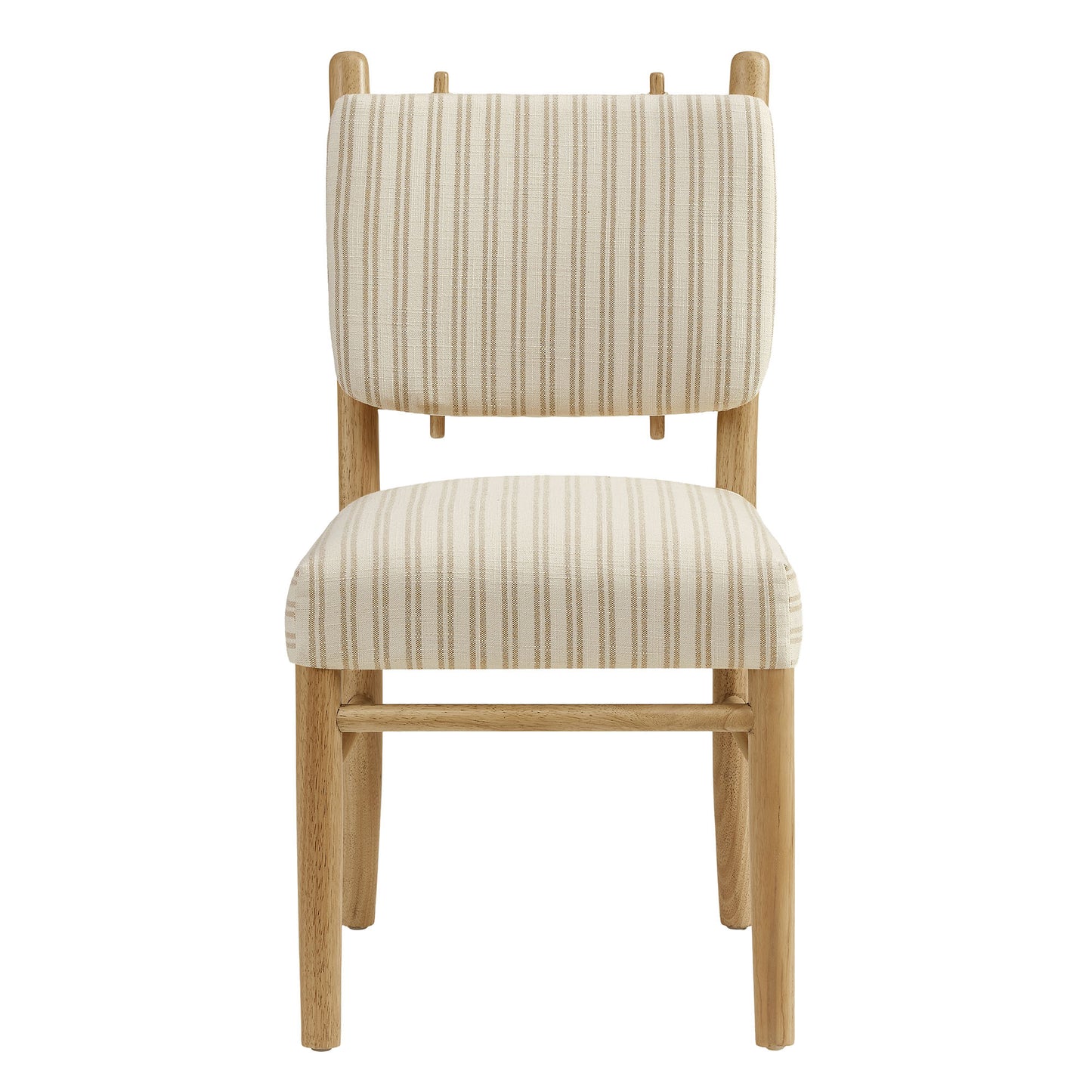 Mauden Striped Dining Side Chairs Set of 2 by Modway