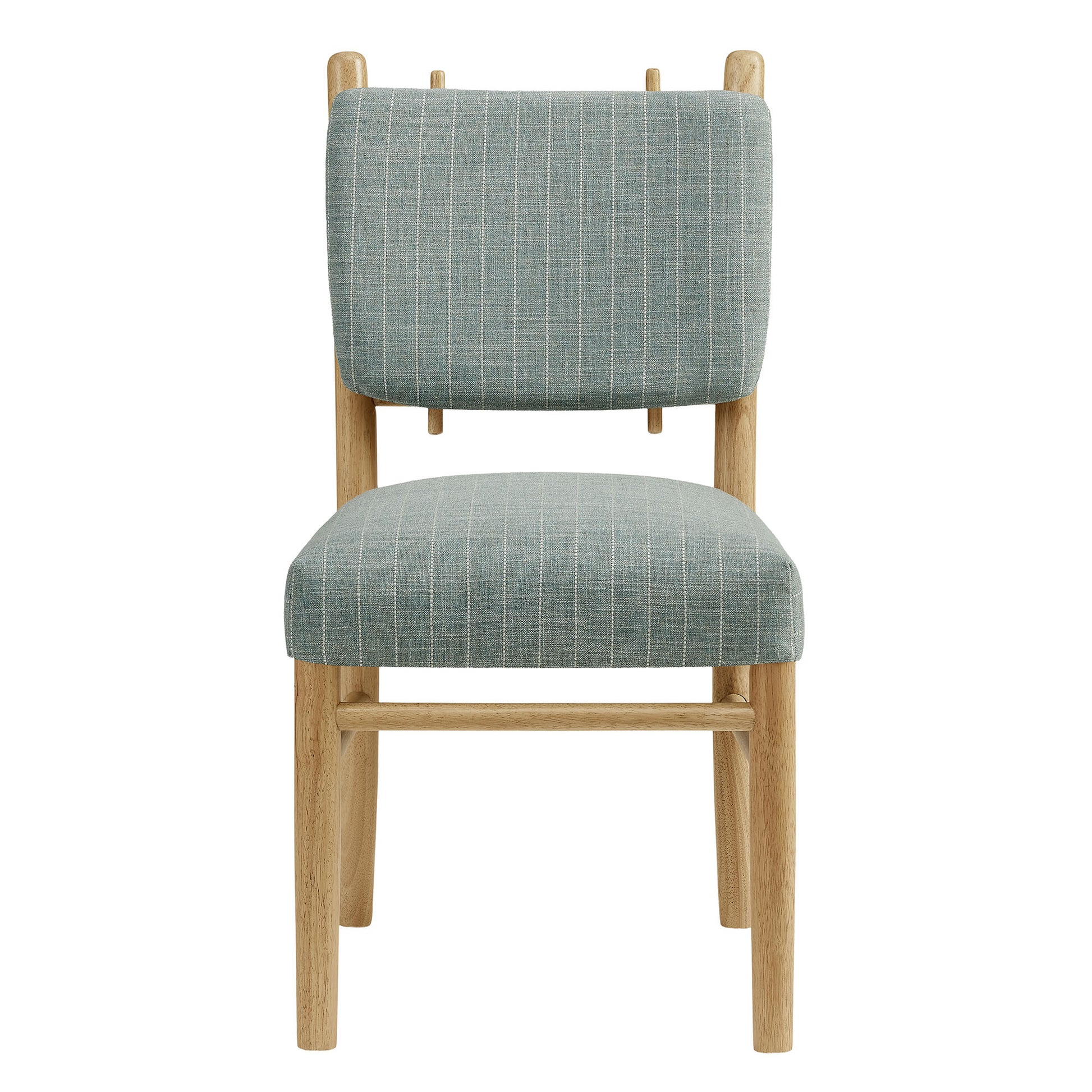 Mauden Striped Dining Side Chairs Set of 2 by Modway