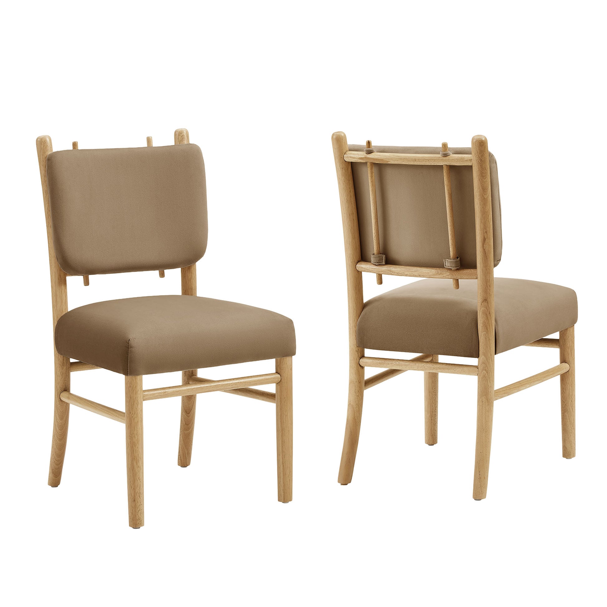 Mauden Performance Velvet Dining Side Chairs Set of 2 by Modway