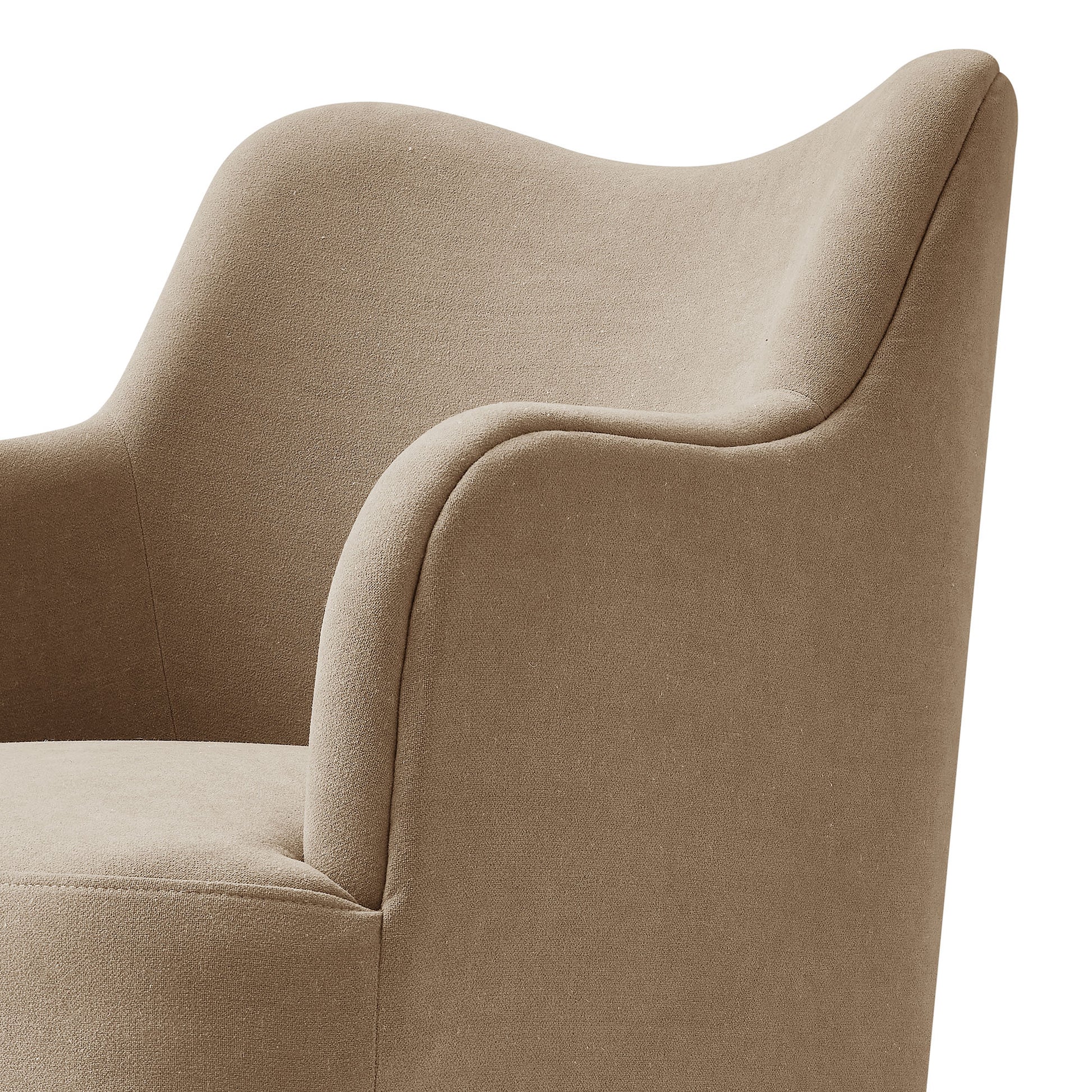Cordelle Linen Blend Swivel Dining Chair by Modway