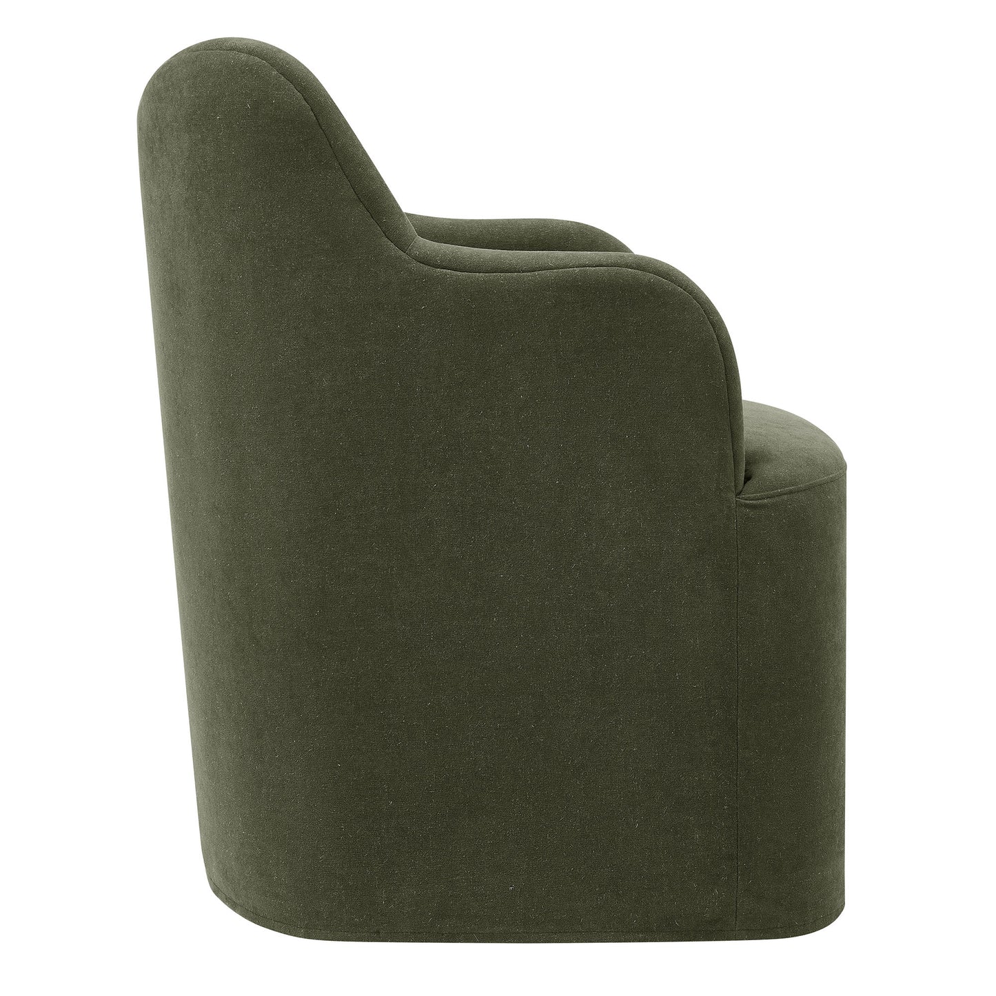 Cordelle Linen Blend Swivel Dining Chair by Modway