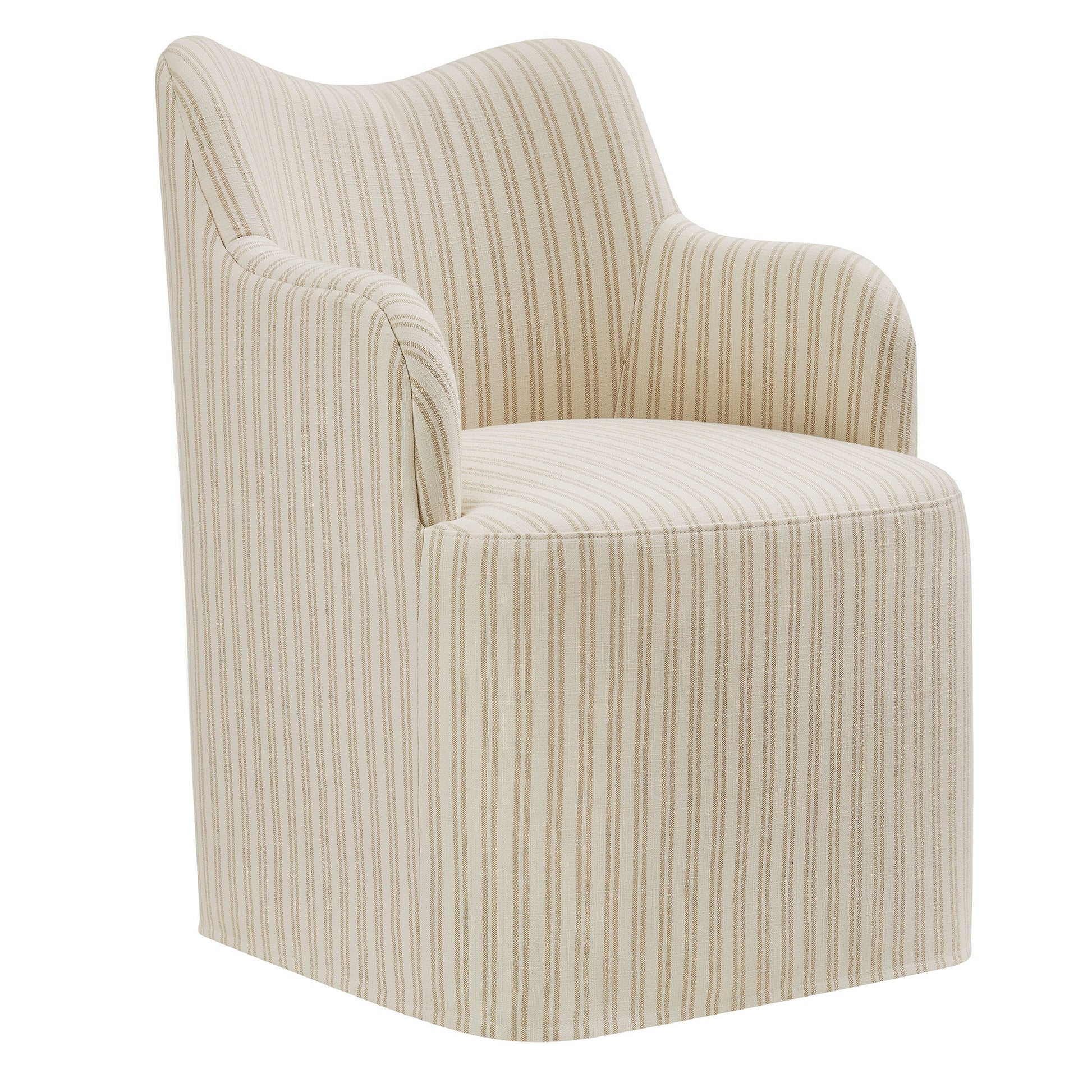 Cordelle Linen Blend Swivel Dining Chair by Modway