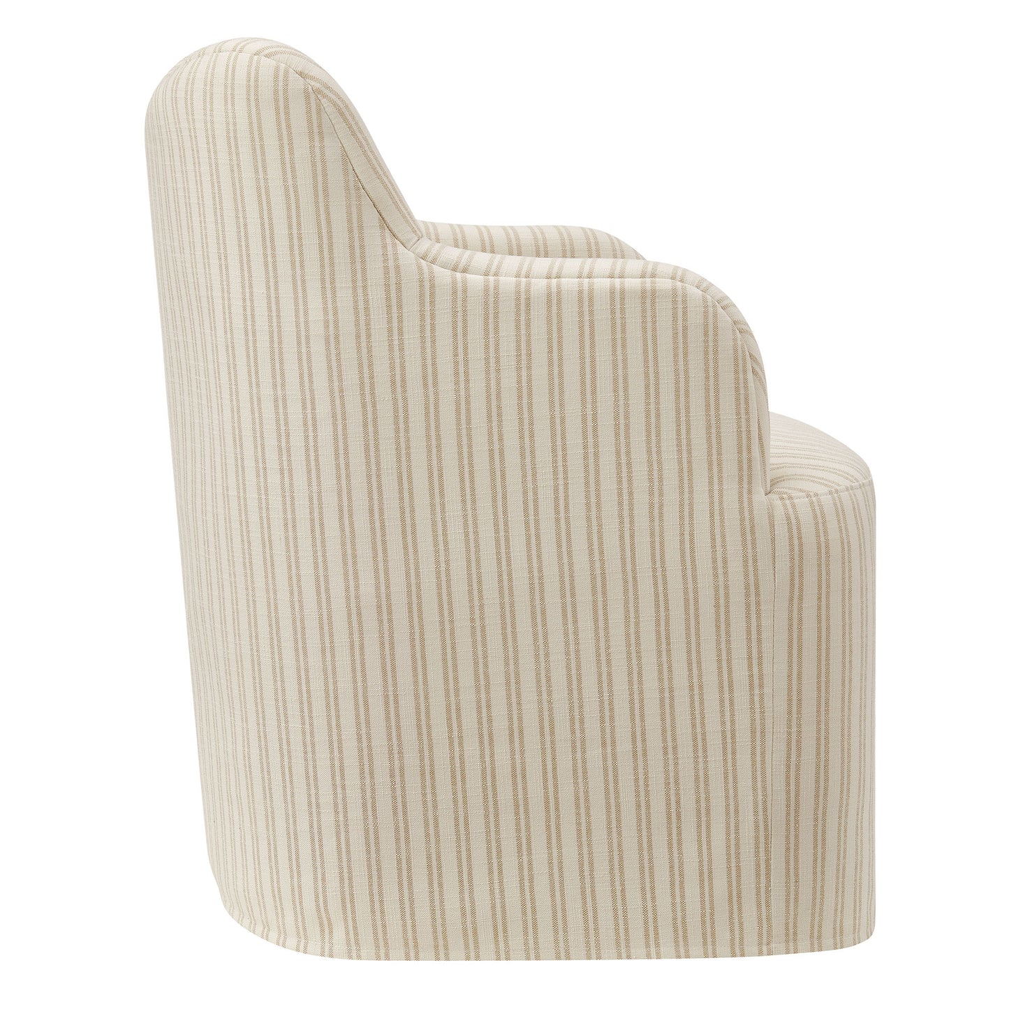 Cordelle Linen Blend Swivel Dining Chair by Modway