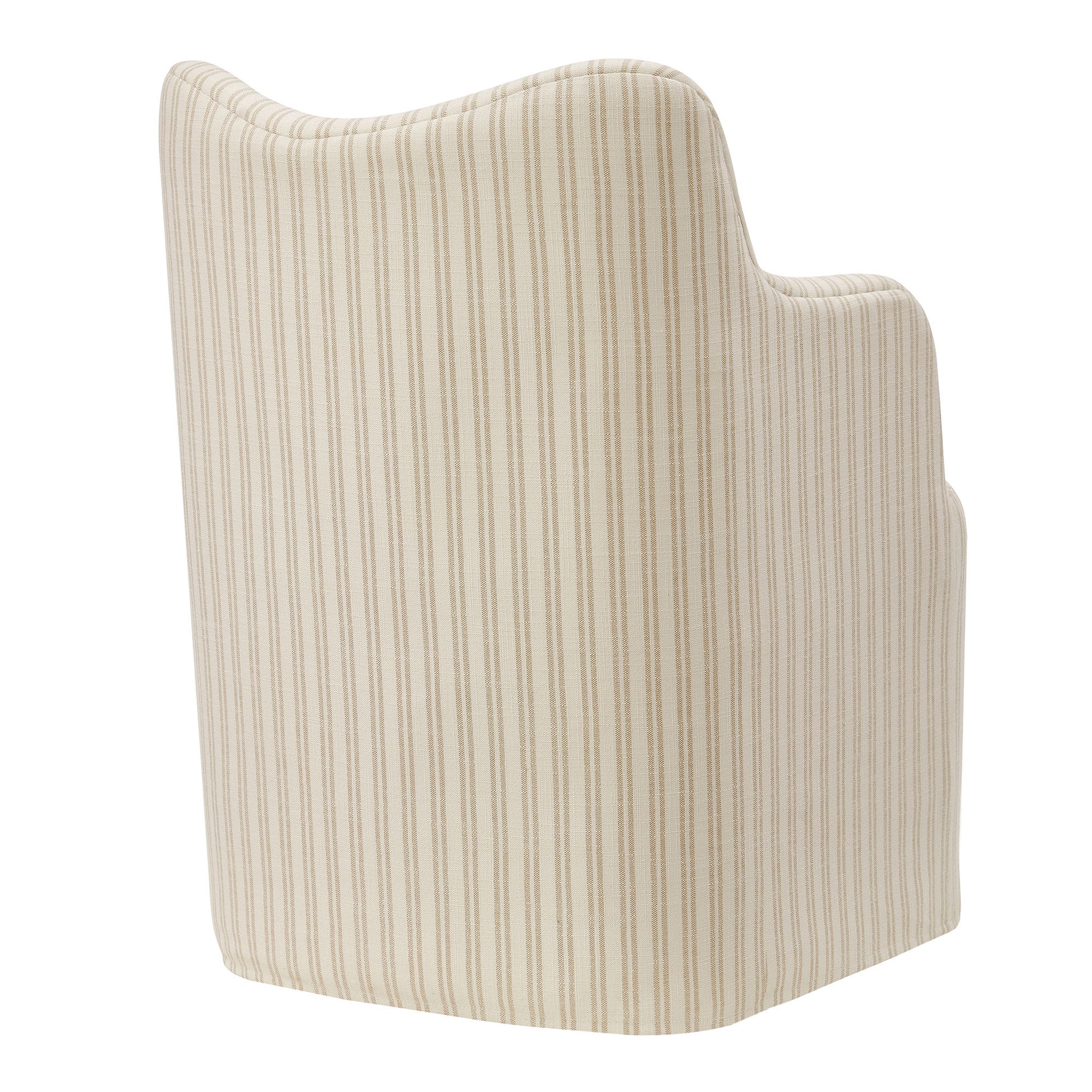Cordelle Linen Blend Swivel Dining Chair by Modway