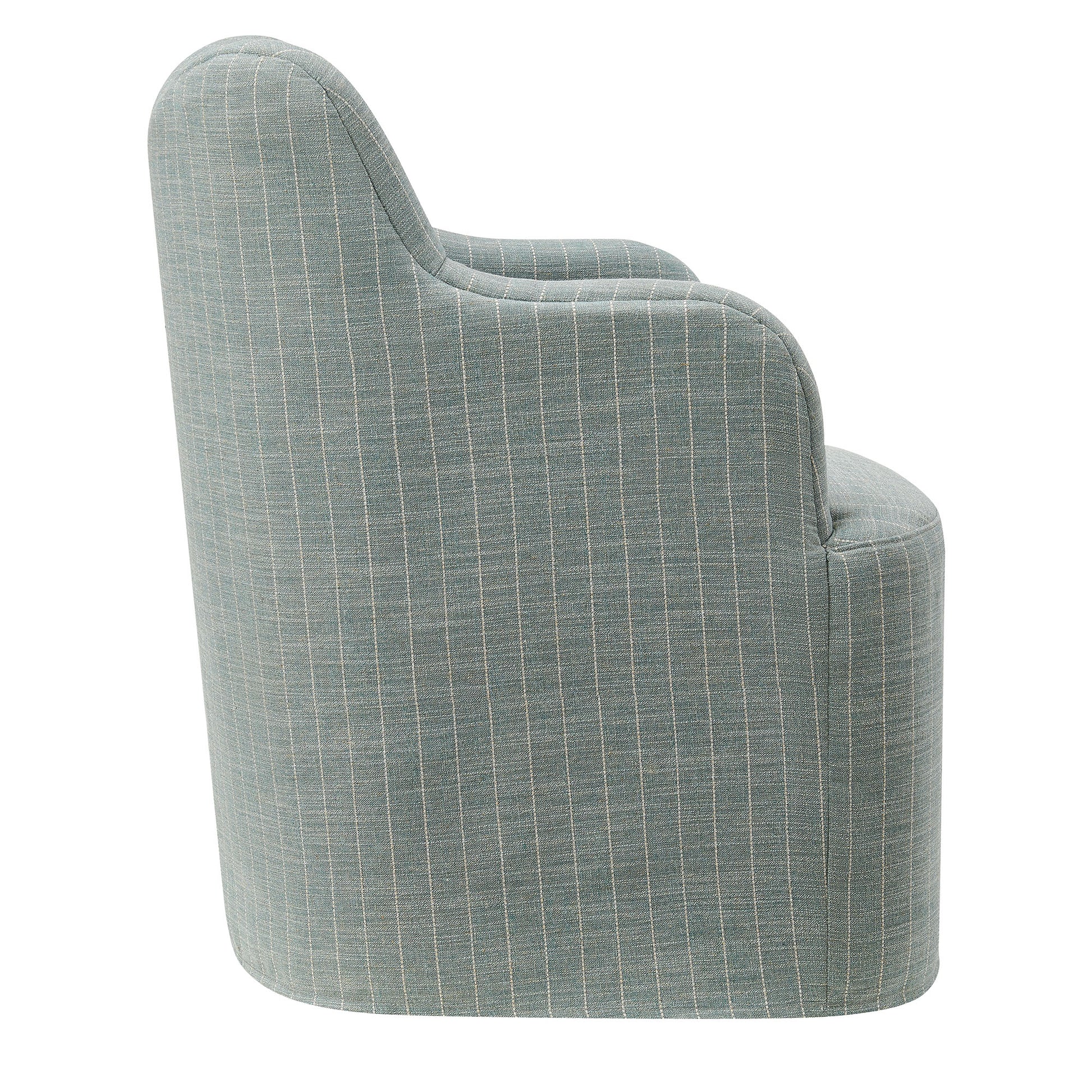 Cordelle Linen Blend Swivel Dining Chair by Modway