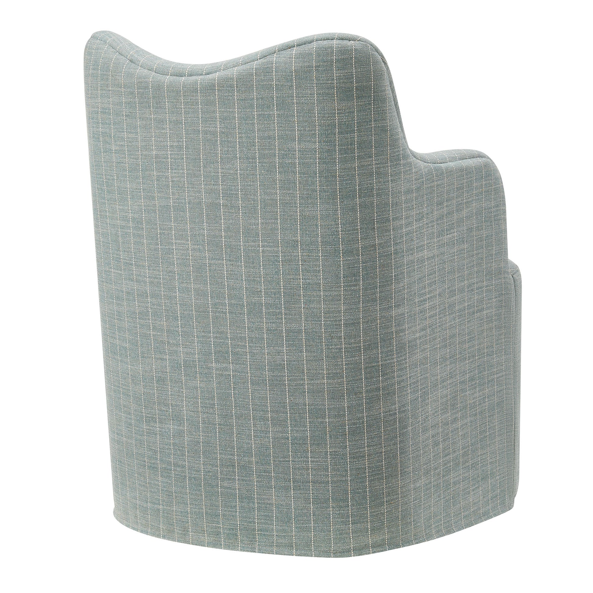 Cordelle Linen Blend Swivel Dining Chair by Modway